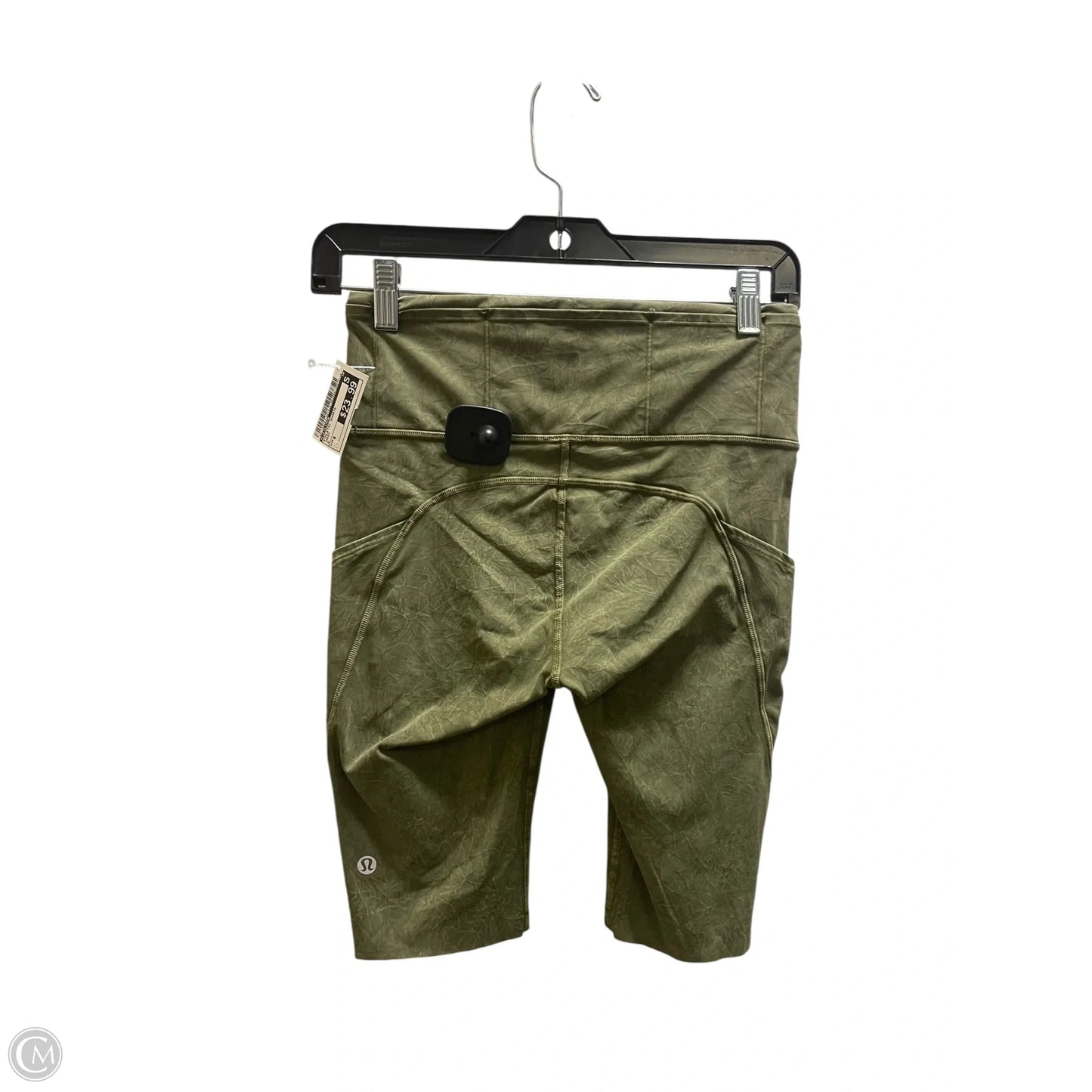 Athletic Shorts By Lululemon In Green, Size: 6
