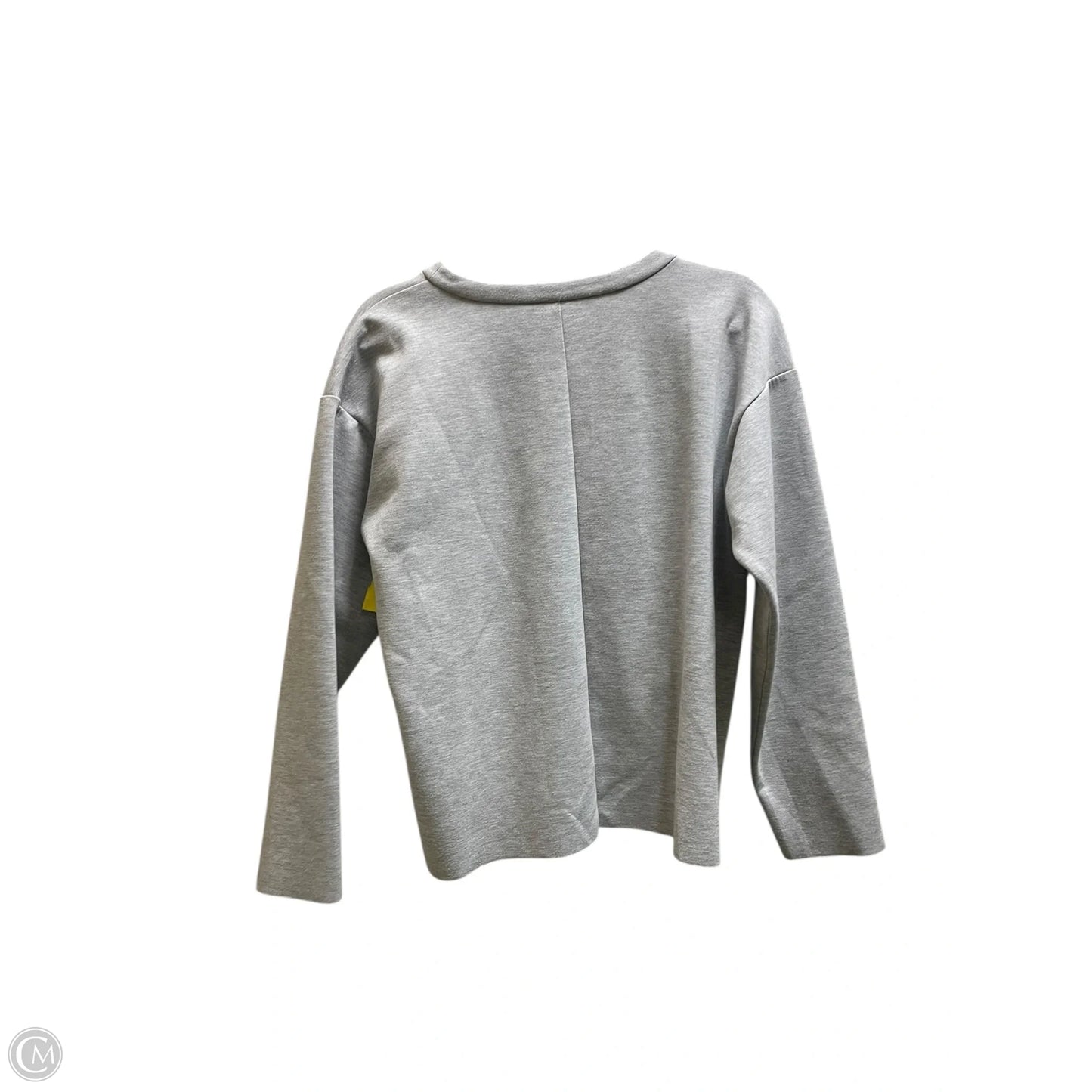 Top Long Sleeve By Banana Republic In Grey, Size: M