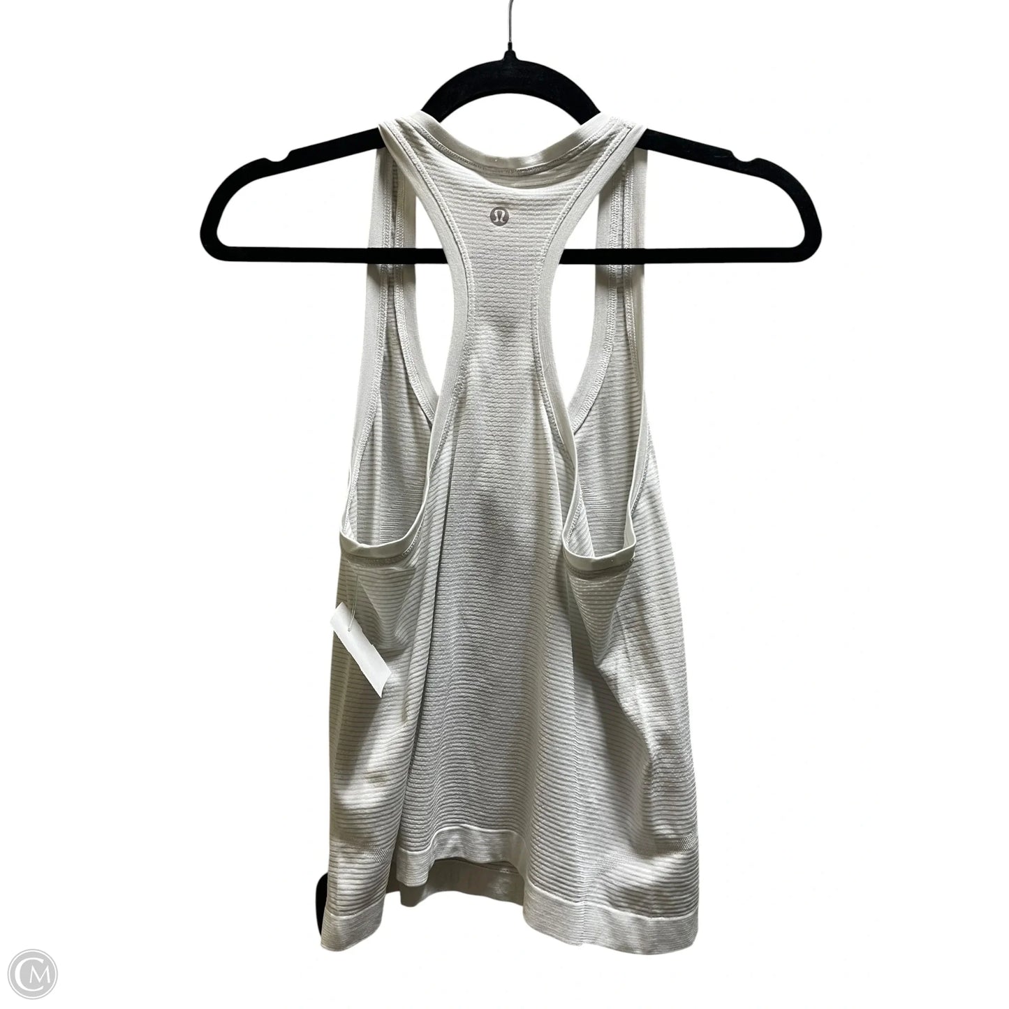 Athletic Tank Top By Lululemon In White, Size: 6