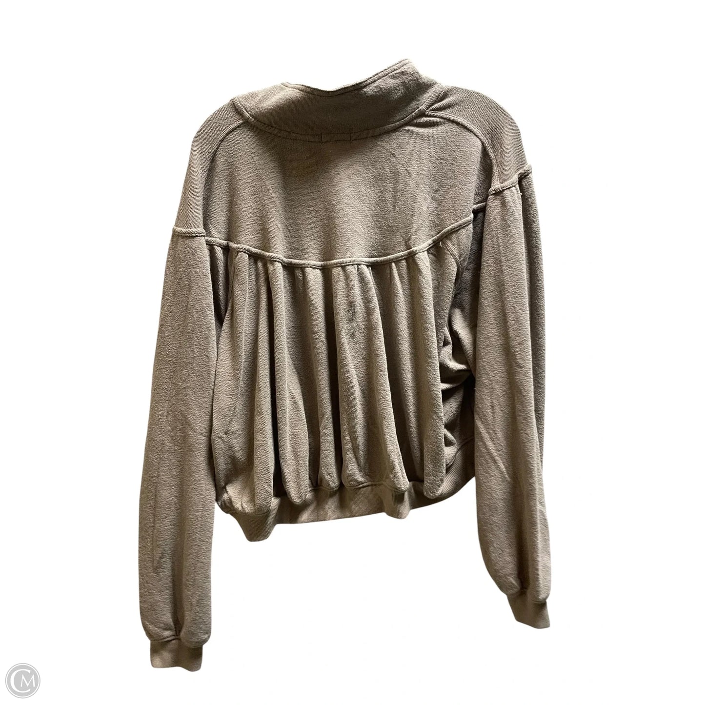 Top Long Sleeve By Aerie In Brown, Size: Xs