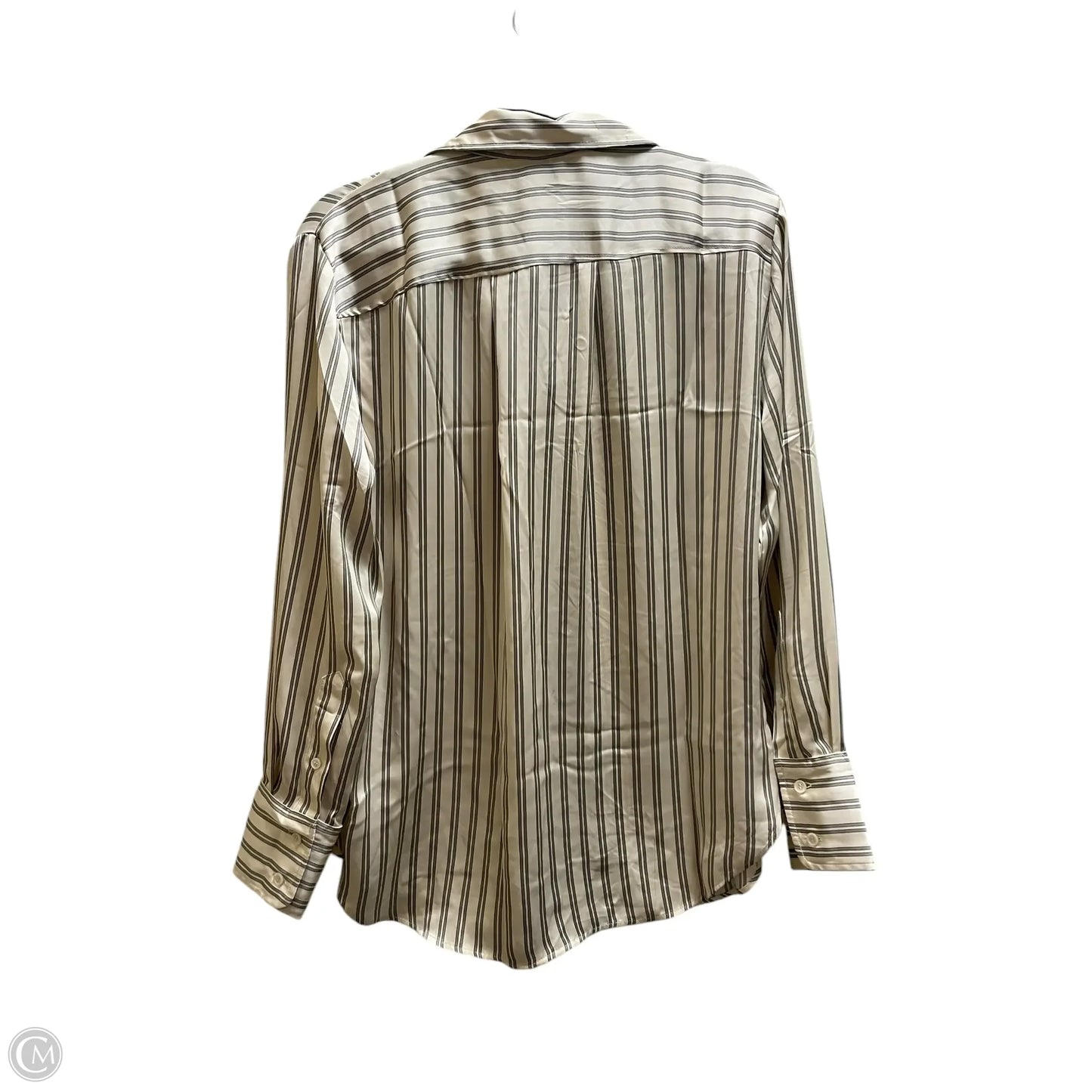 Top Long Sleeve By H&m In Striped Pattern, Size: Xs