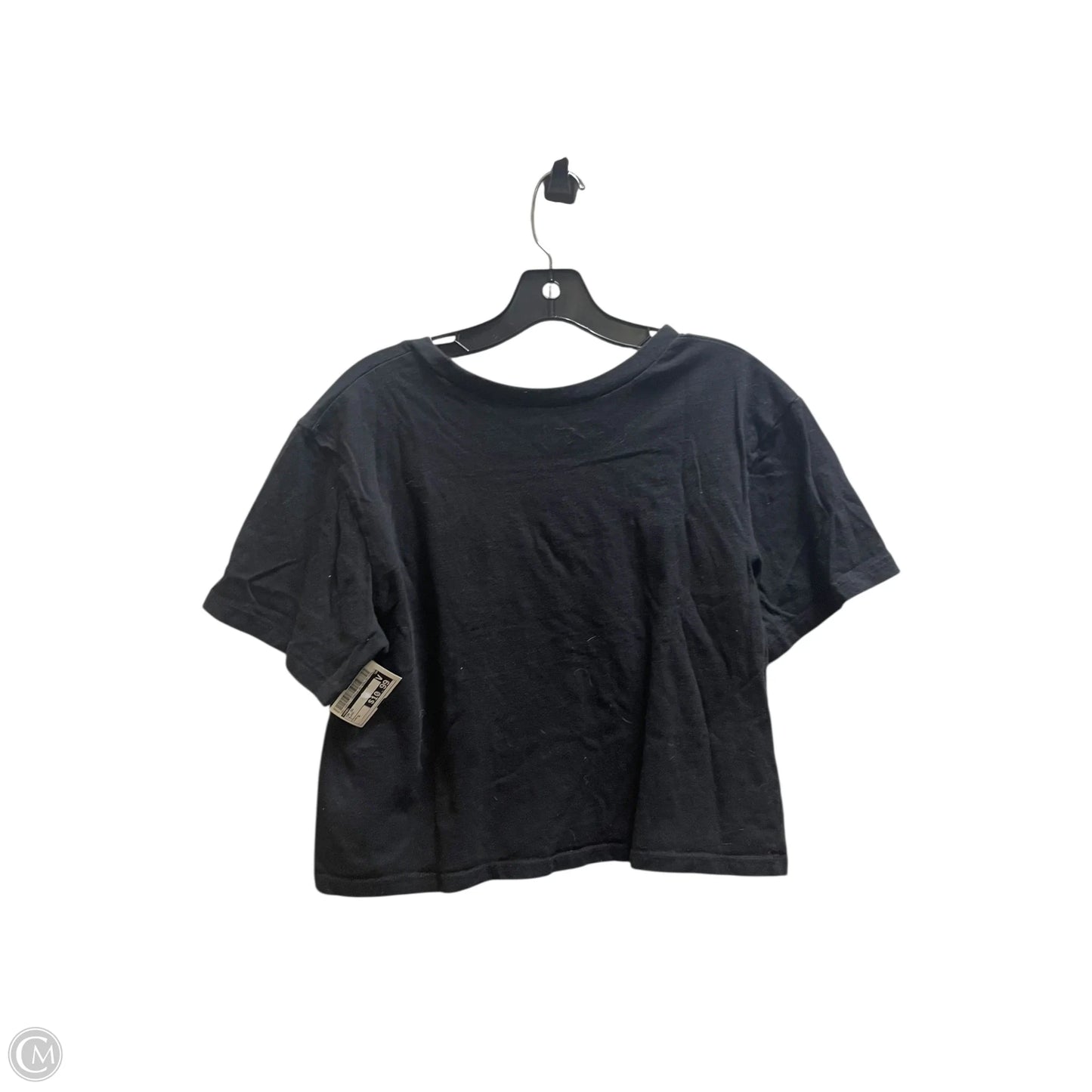 Top Short Sleeve By Vans In Black, Size: S