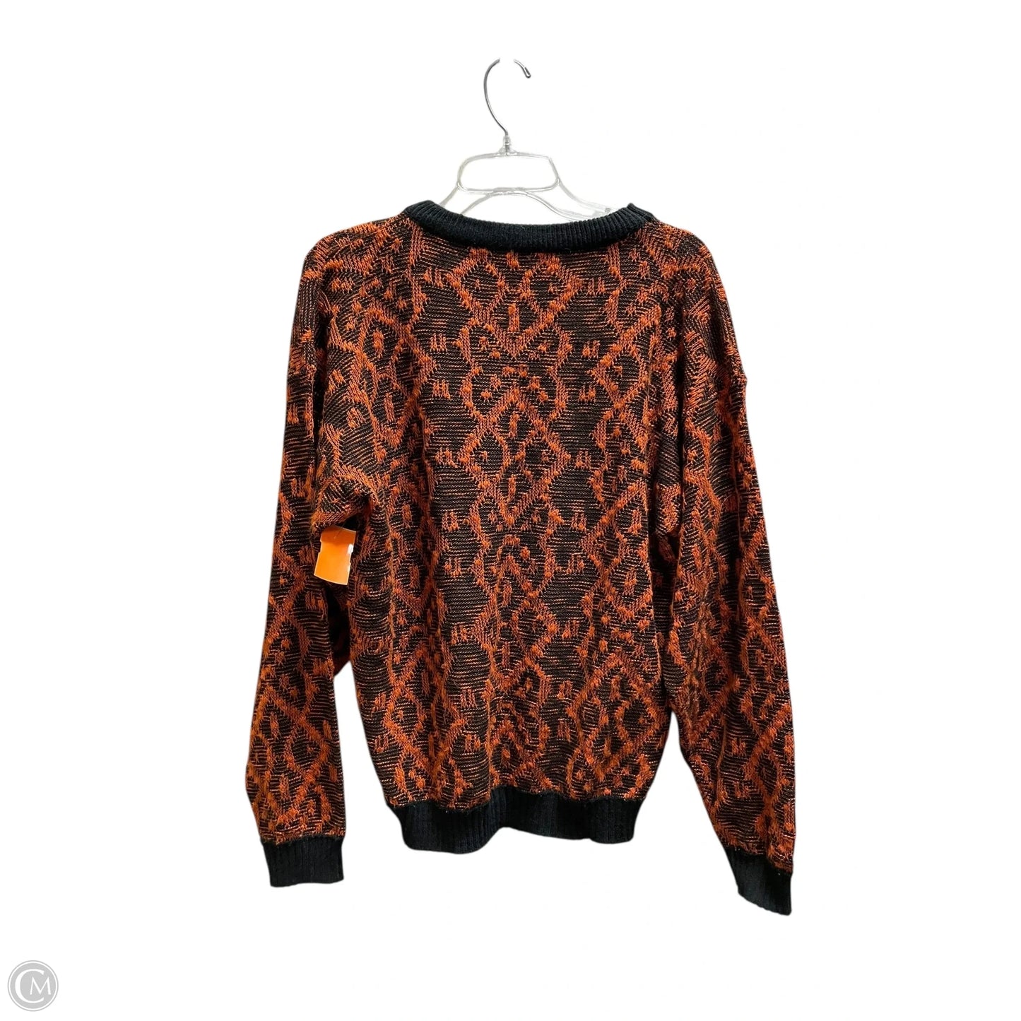 Sweater By Clothes Mentor In Orange, Size: L