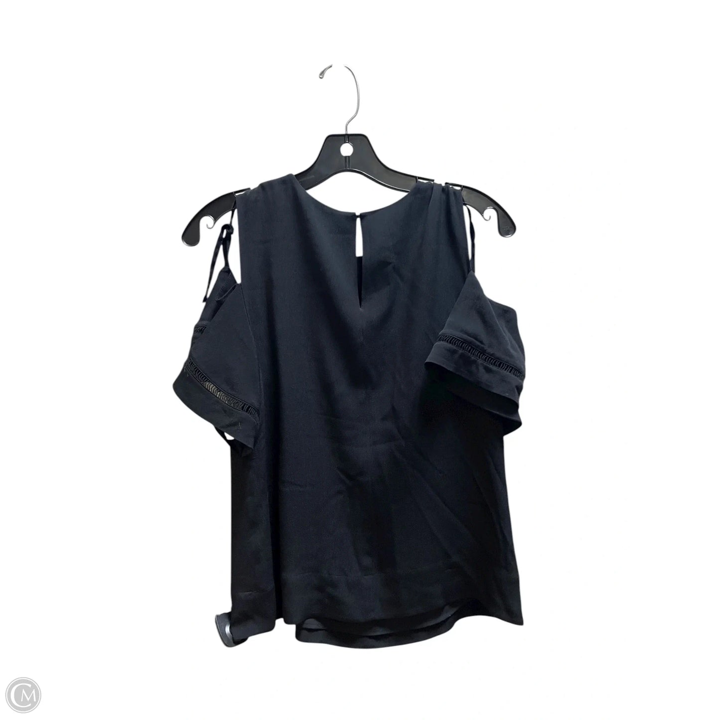 Top Short Sleeve By Rebecca Taylor In Black, Size: 4