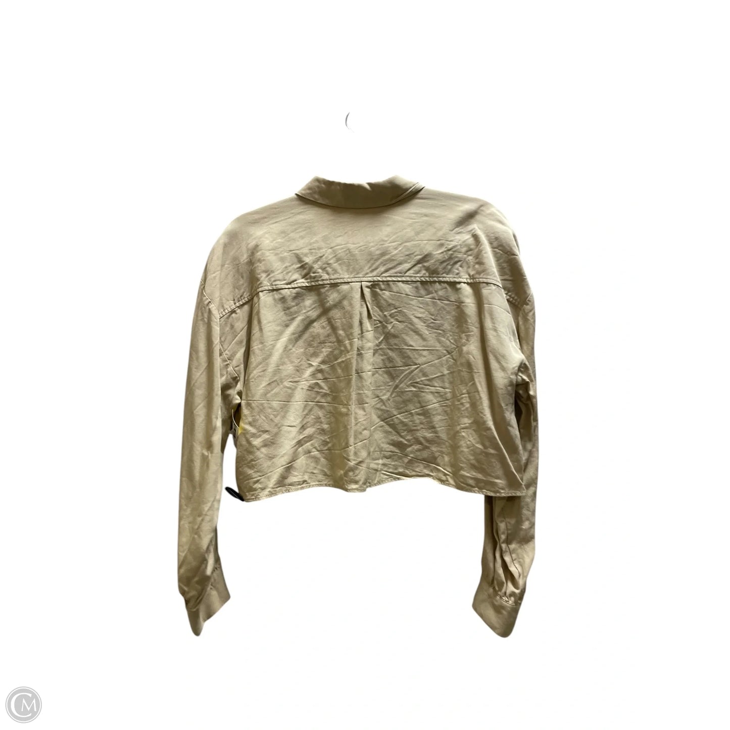 Top Long Sleeve By Maeve In Tan, Size: M