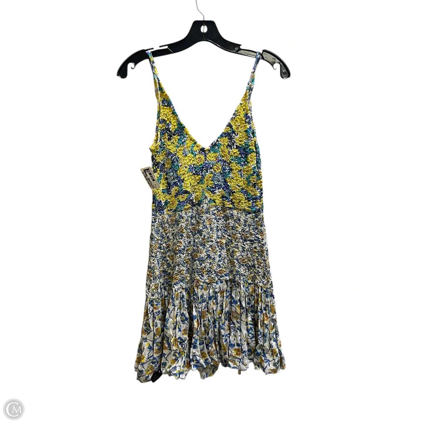 Dress Casual Short By Free People In Yellow, Size: Xs