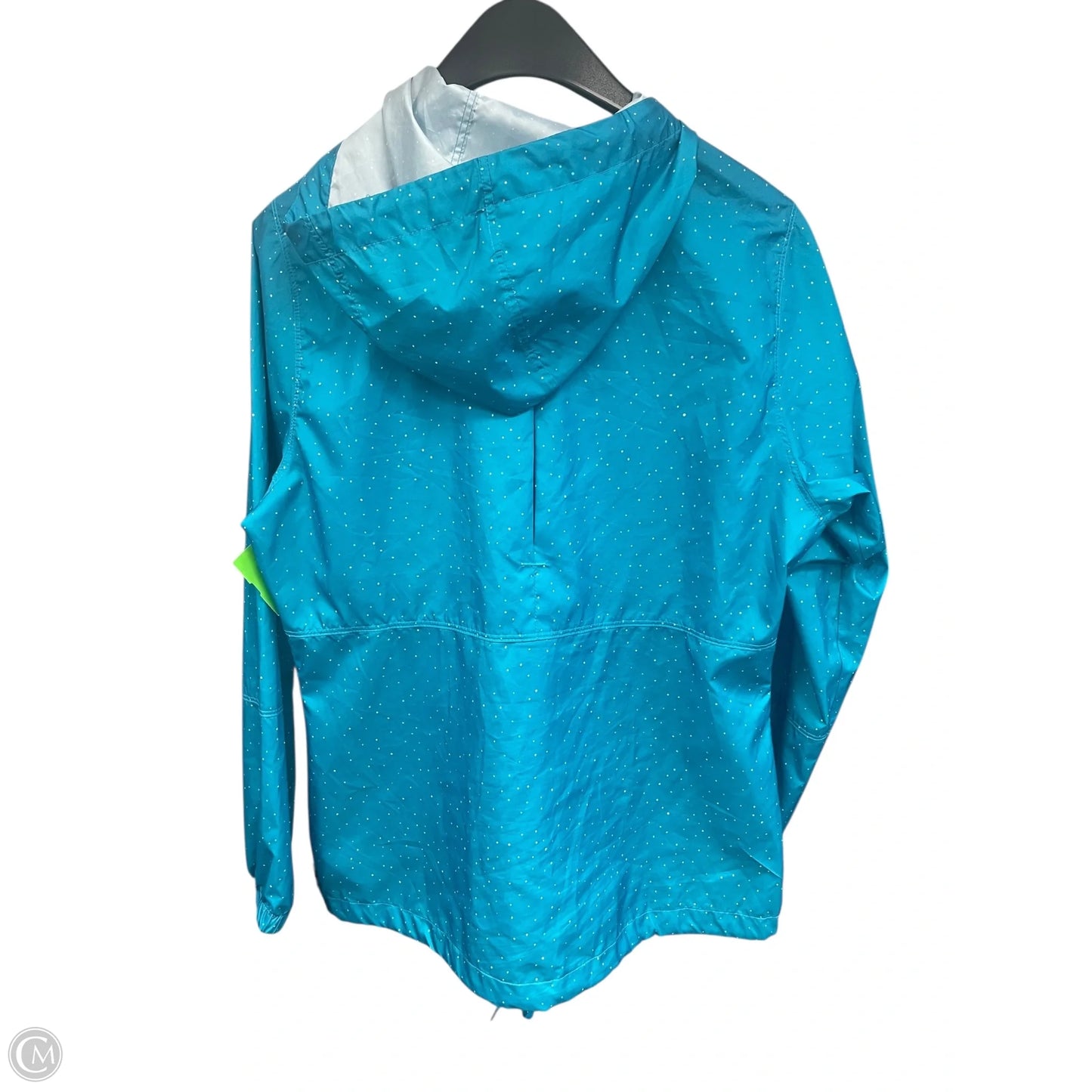 Jacket Windbreaker By Columbia In Blue, Size: S