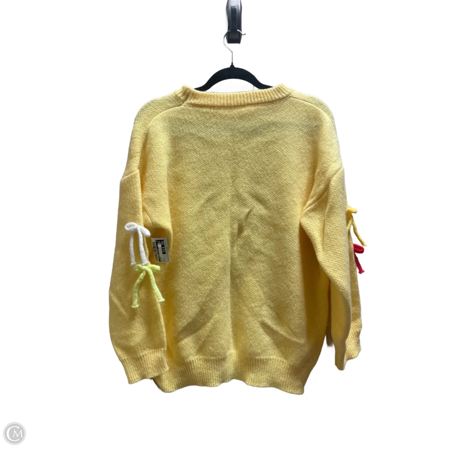 Sweater By Clothes Mentor In Yellow, Size: M