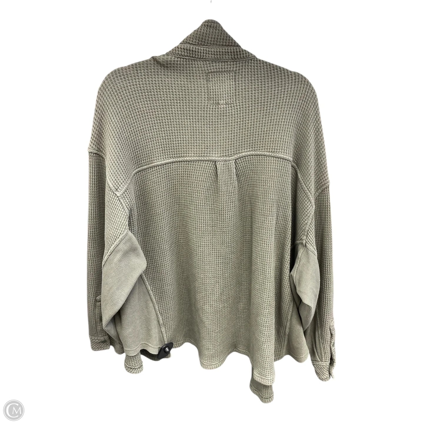 Top Long Sleeve By Aerie In Green, Size: Xl