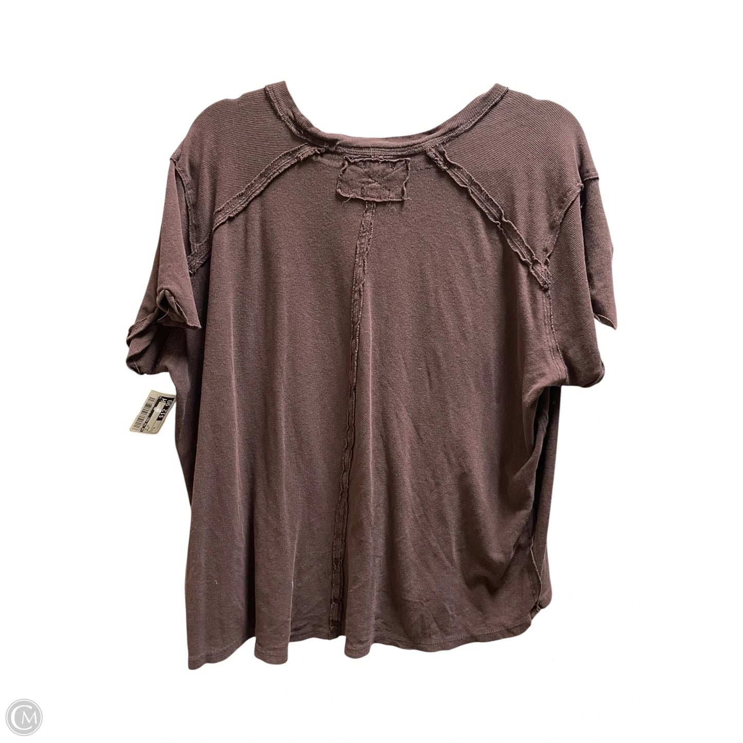 Top Short Sleeve By We The Free In Brown, Size: S