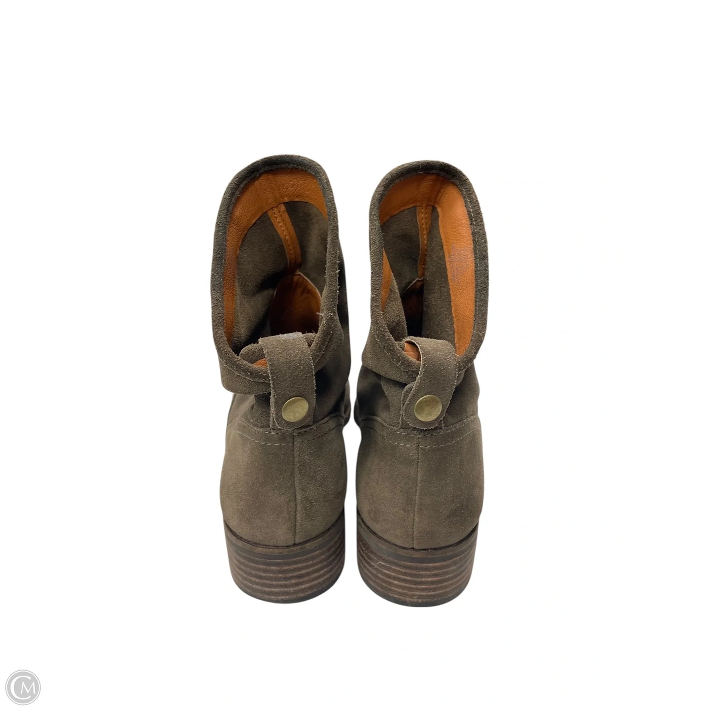 Boots Ankle Heels By Lucky Brand In Green, Size: 9.5