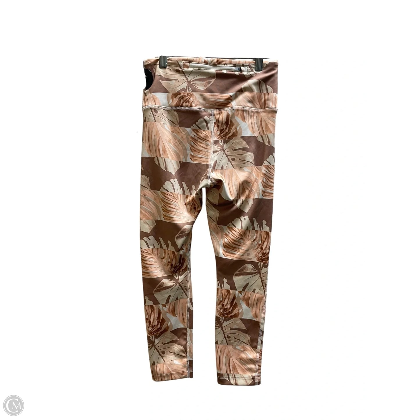 Athletic Leggings By Nike In Tan, Size: S