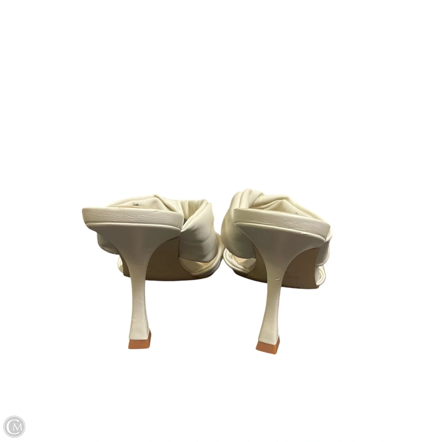 Shoes Heels Kitten By Nine West In Cream, Size: 7.5