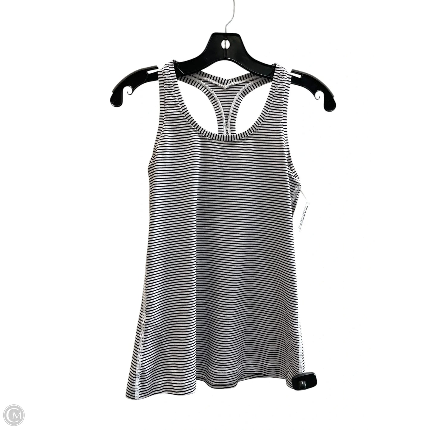 Athletic Tank Top By Lululemon In Striped Pattern, Size: 6