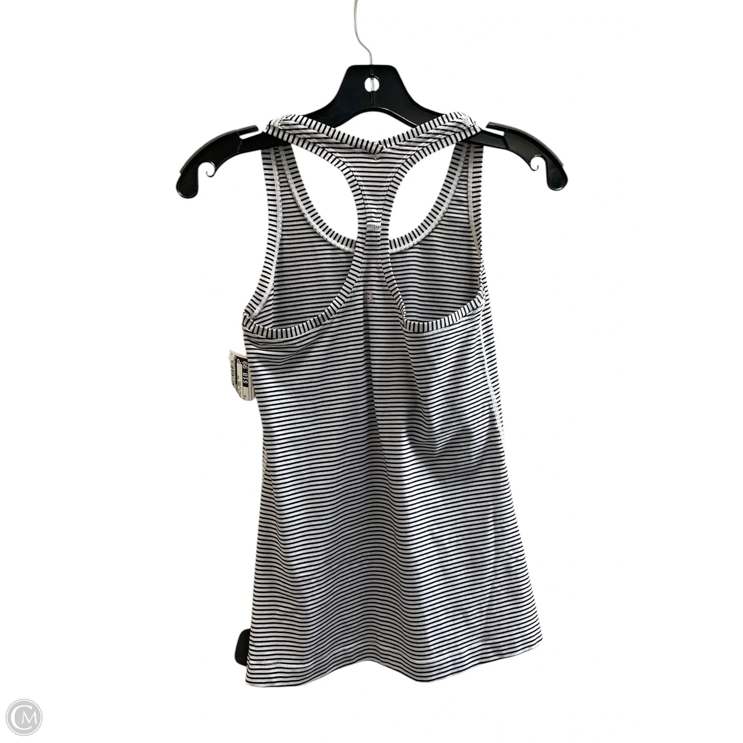 Athletic Tank Top By Lululemon In Striped Pattern, Size: 6