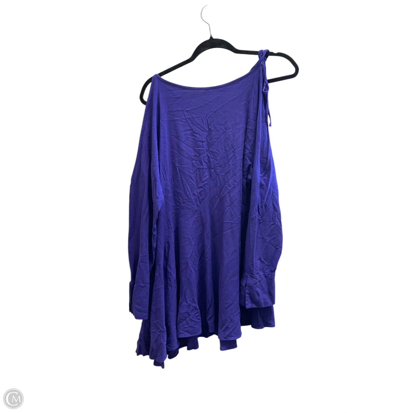 Tunic Long Sleeve By Free People In Purple, Size: S