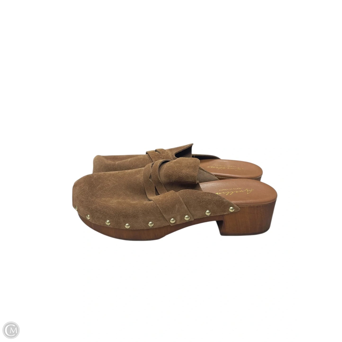 Shoes Heels Wedge By Clothes Mentor In Brown, Size: 9