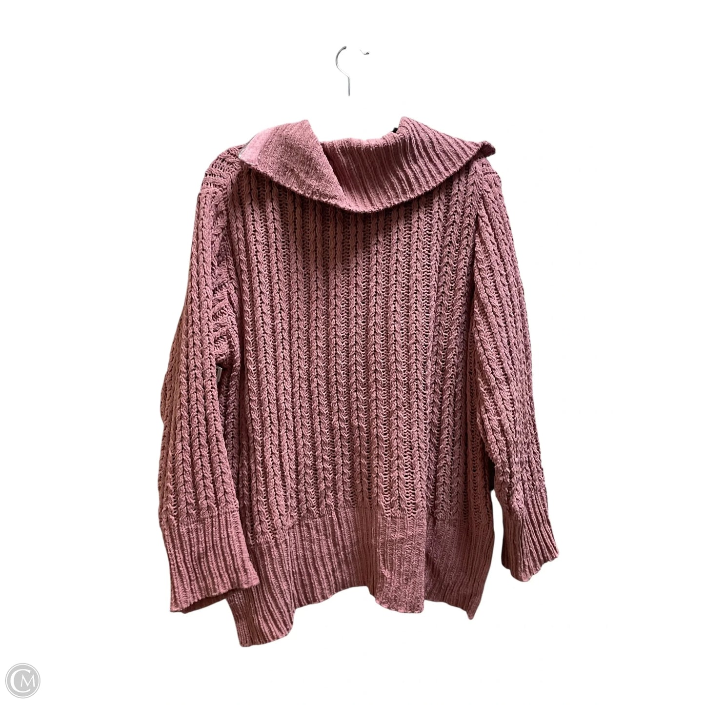 Sweater By Simply Southern In Pink, Size: 2x