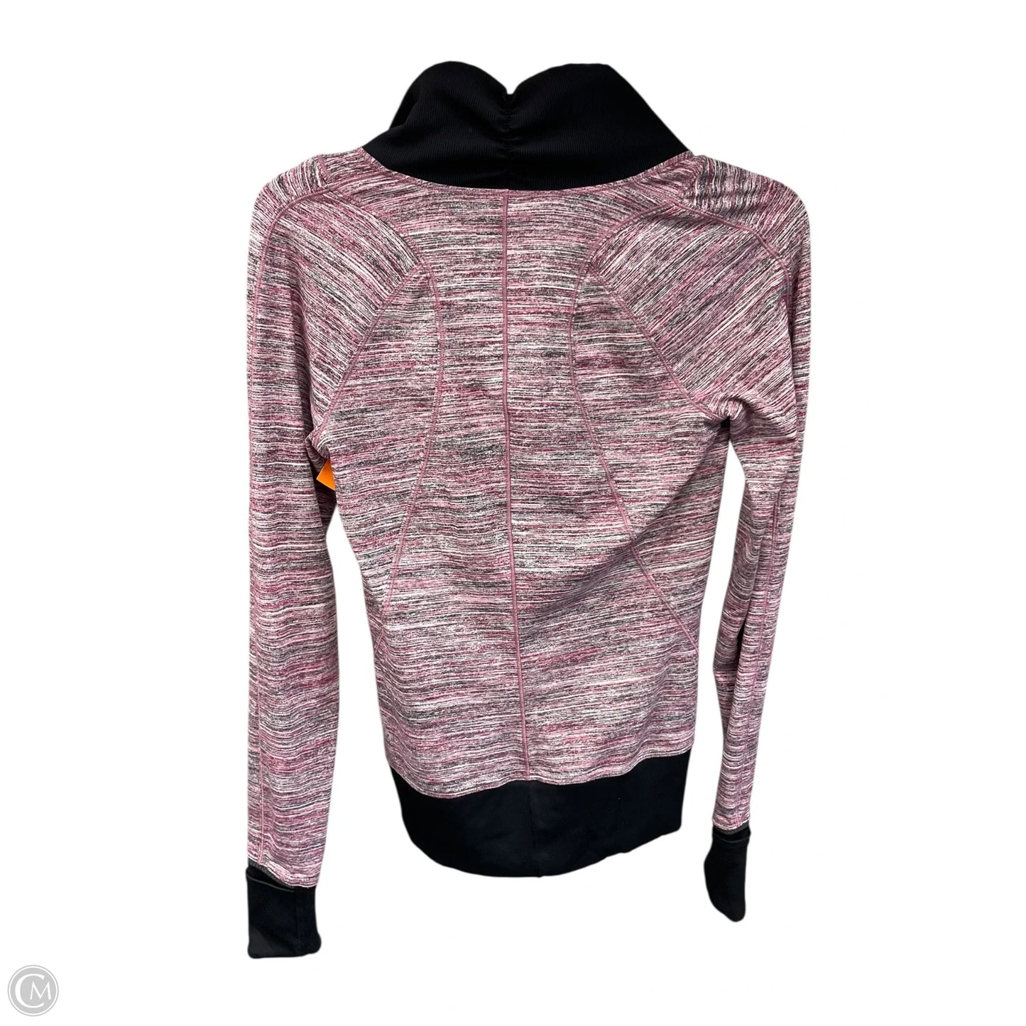 Athletic Top Long Sleeve Collar By Lululemon In Pink, Size: S