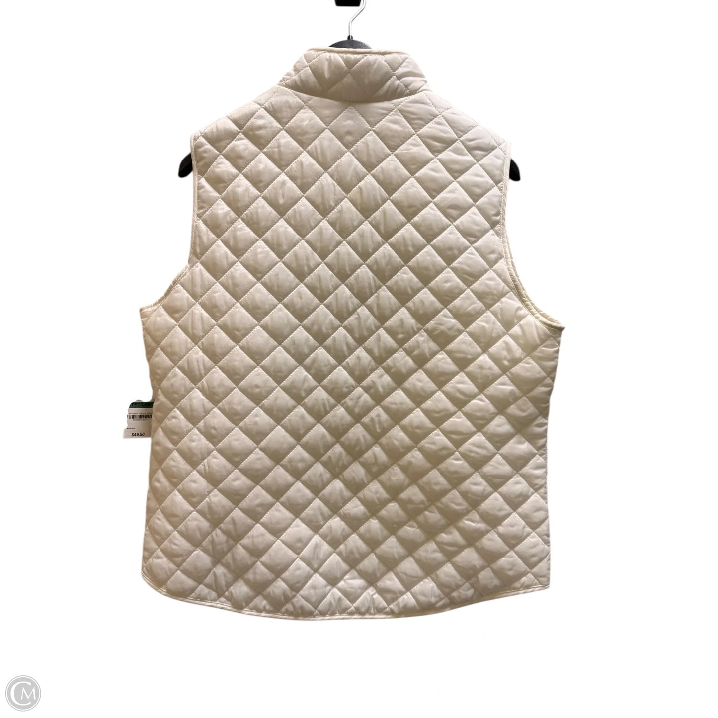 Vest Other By Karen Scott In Cream, Size: L