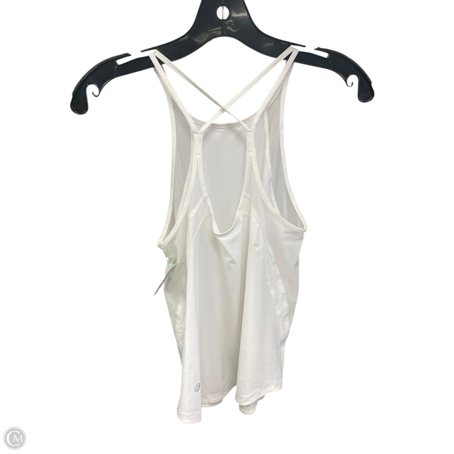 Athletic Tank Top By Lululemon In White, Size: S