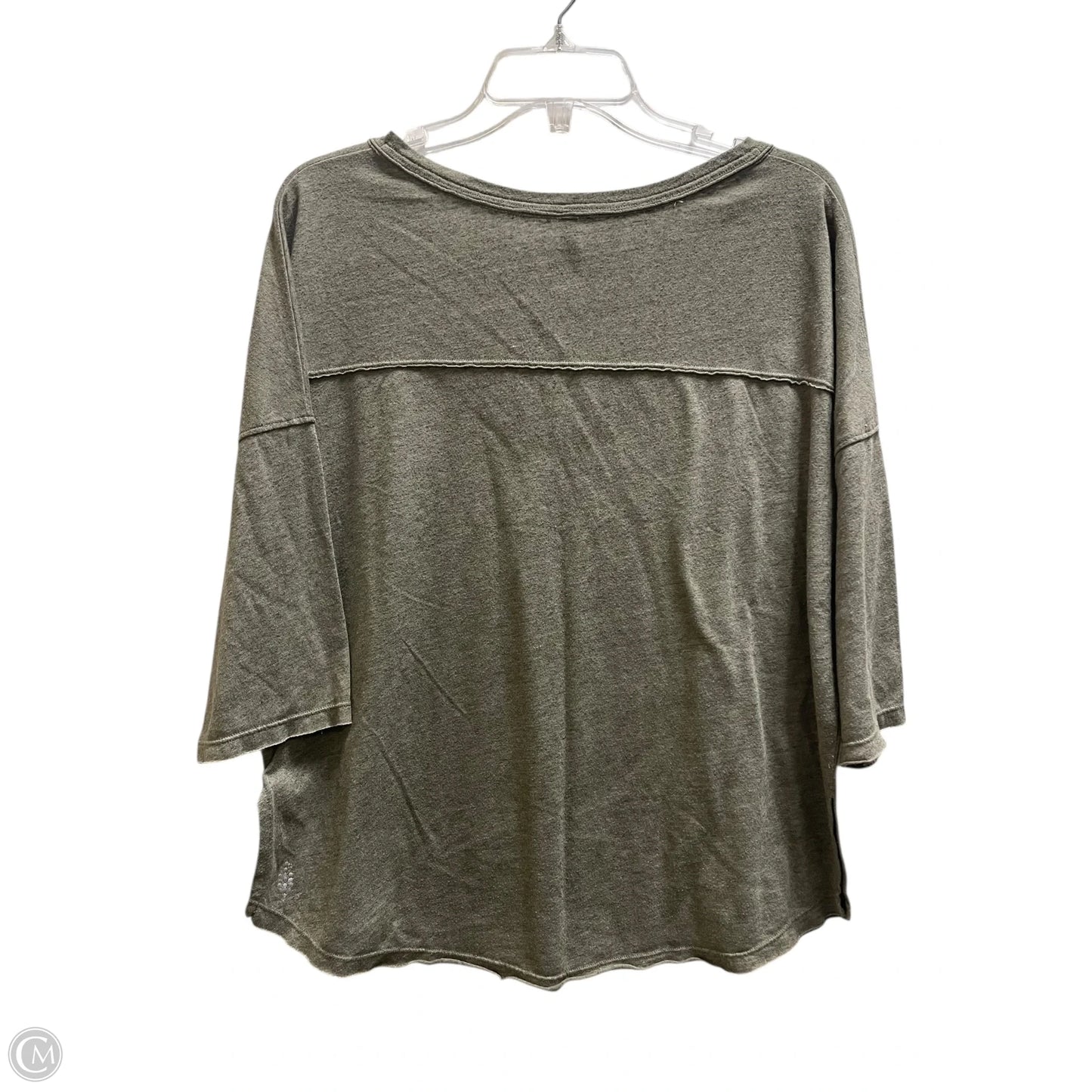 Top Long Sleeve By Free People In Green, Size: S