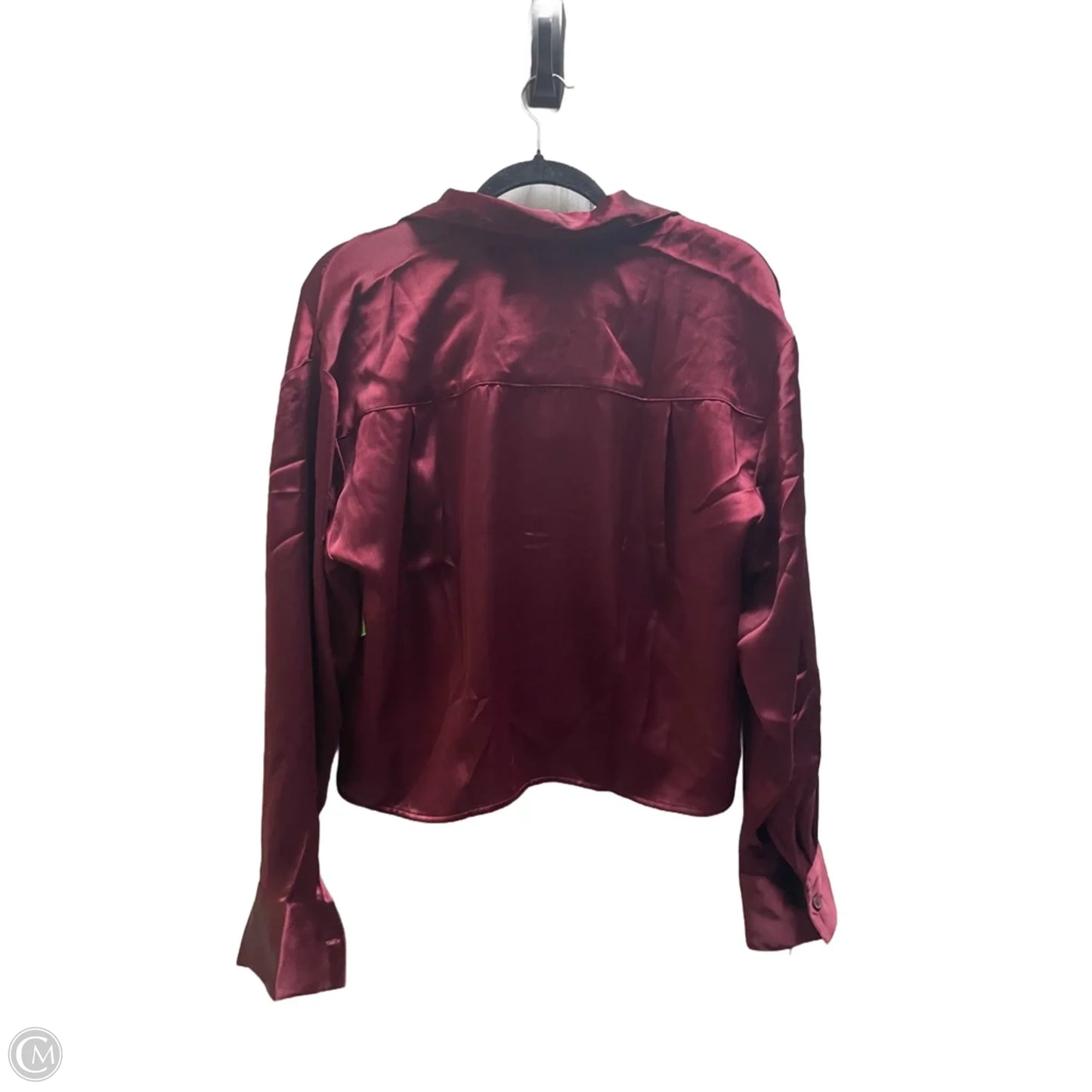 Top Long Sleeve By Loft In Red, Size: M
