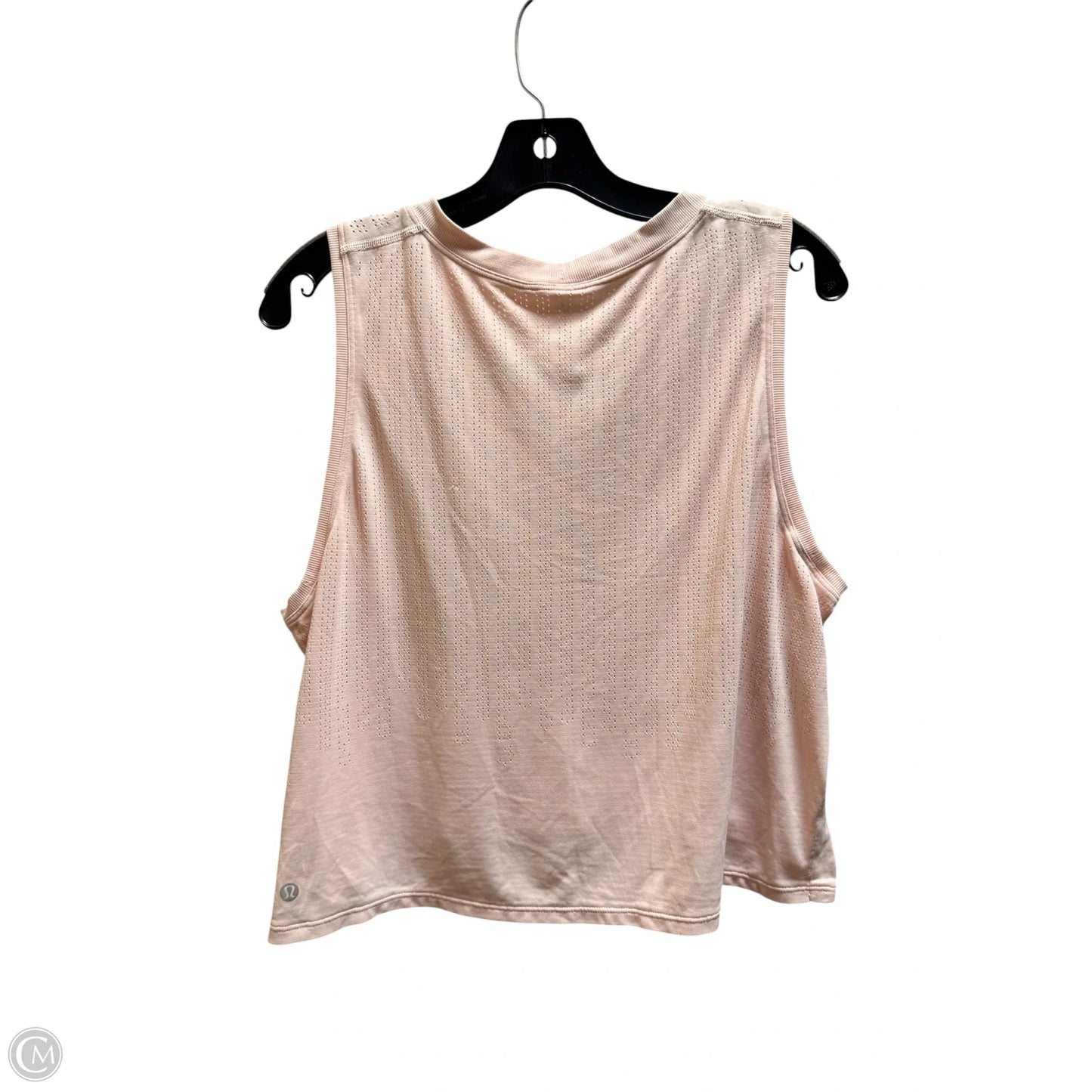 Athletic Tank Top By Lululemon In Pink, Size: 12