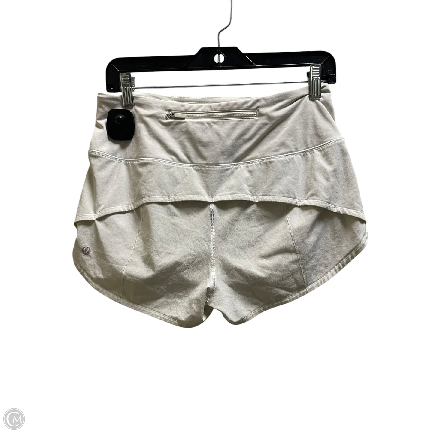 Athletic Shorts By Lululemon In Cream, Size: 6