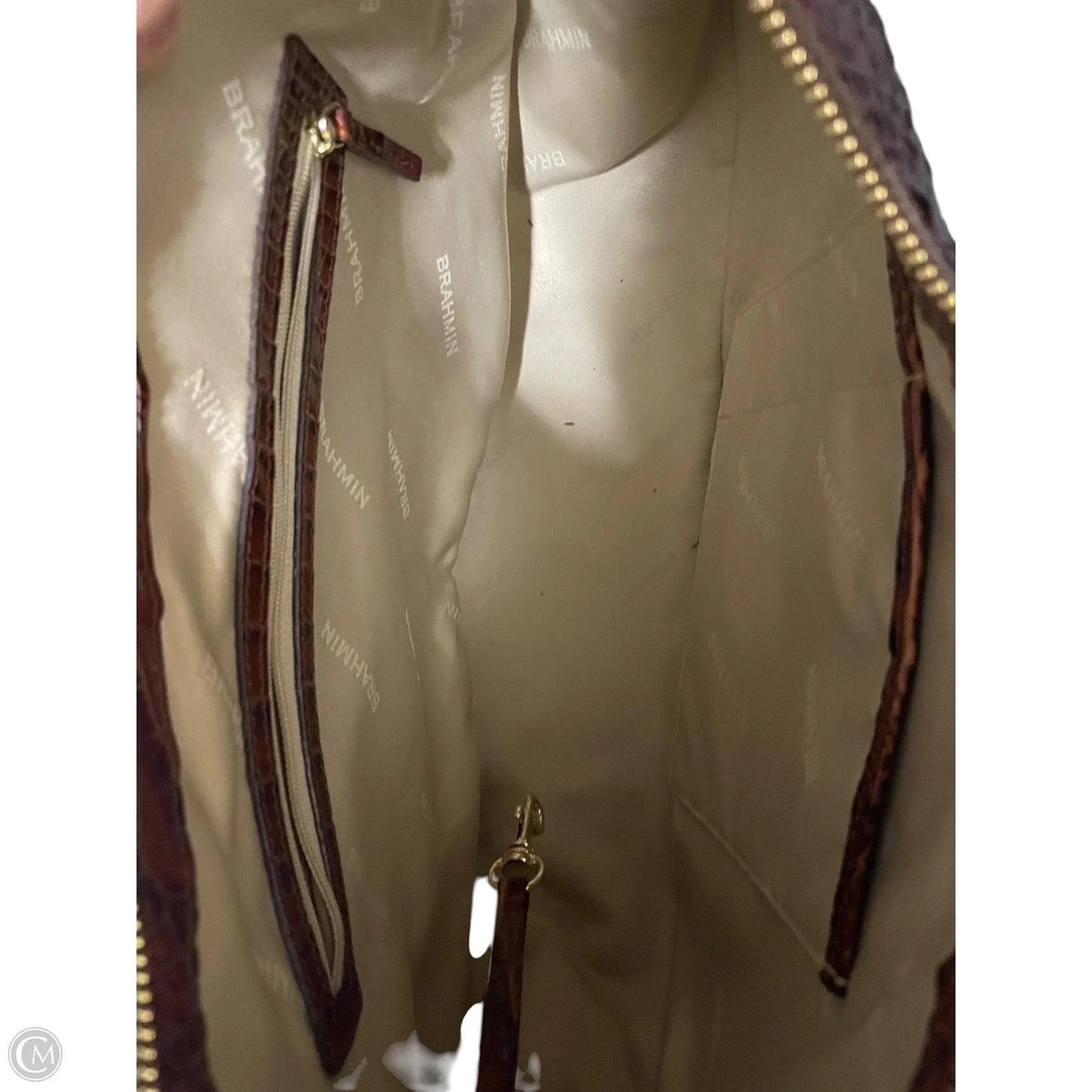 Handbag Designer By Brahmin, Size: Medium
