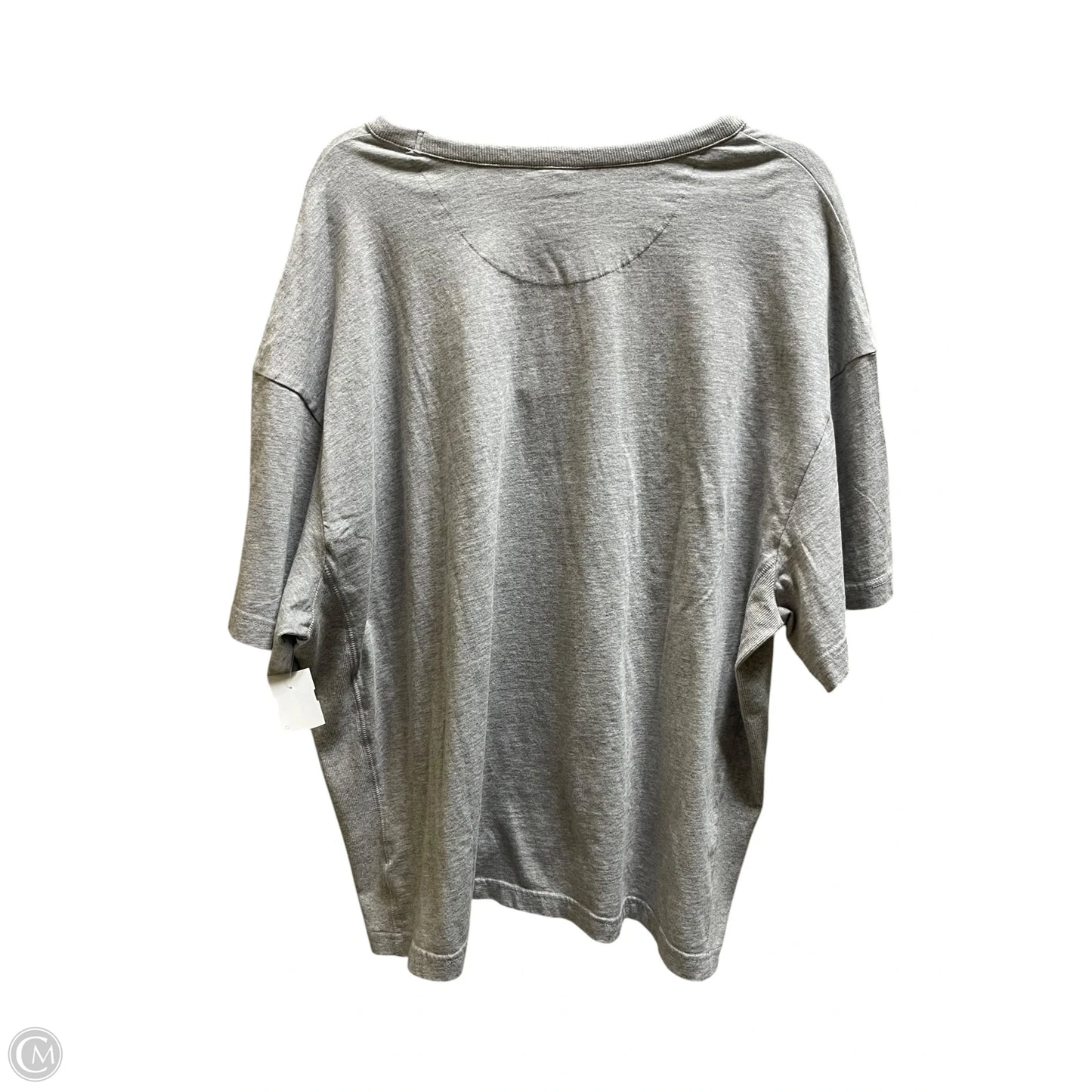 Top Short Sleeve By Champion In Grey, Size: Xl