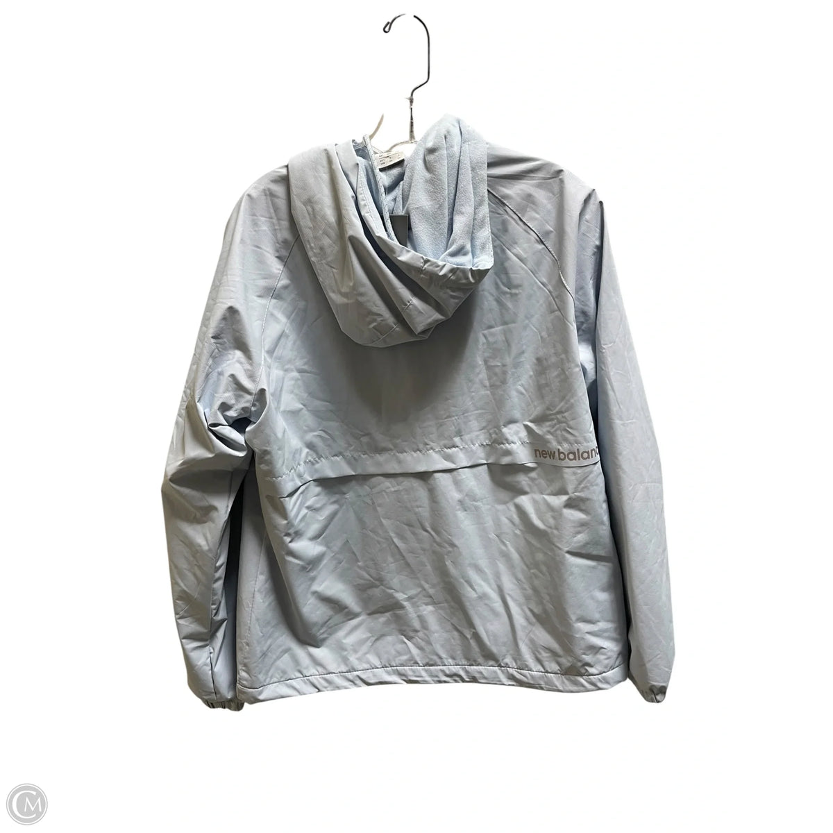 Athletic Jacket By New Balance In Blue, Size: L