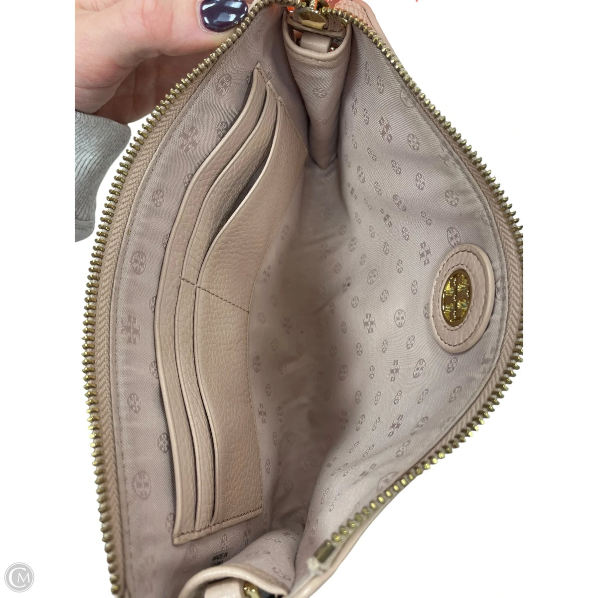Clutch Designer By Tory Burch, Size: Large