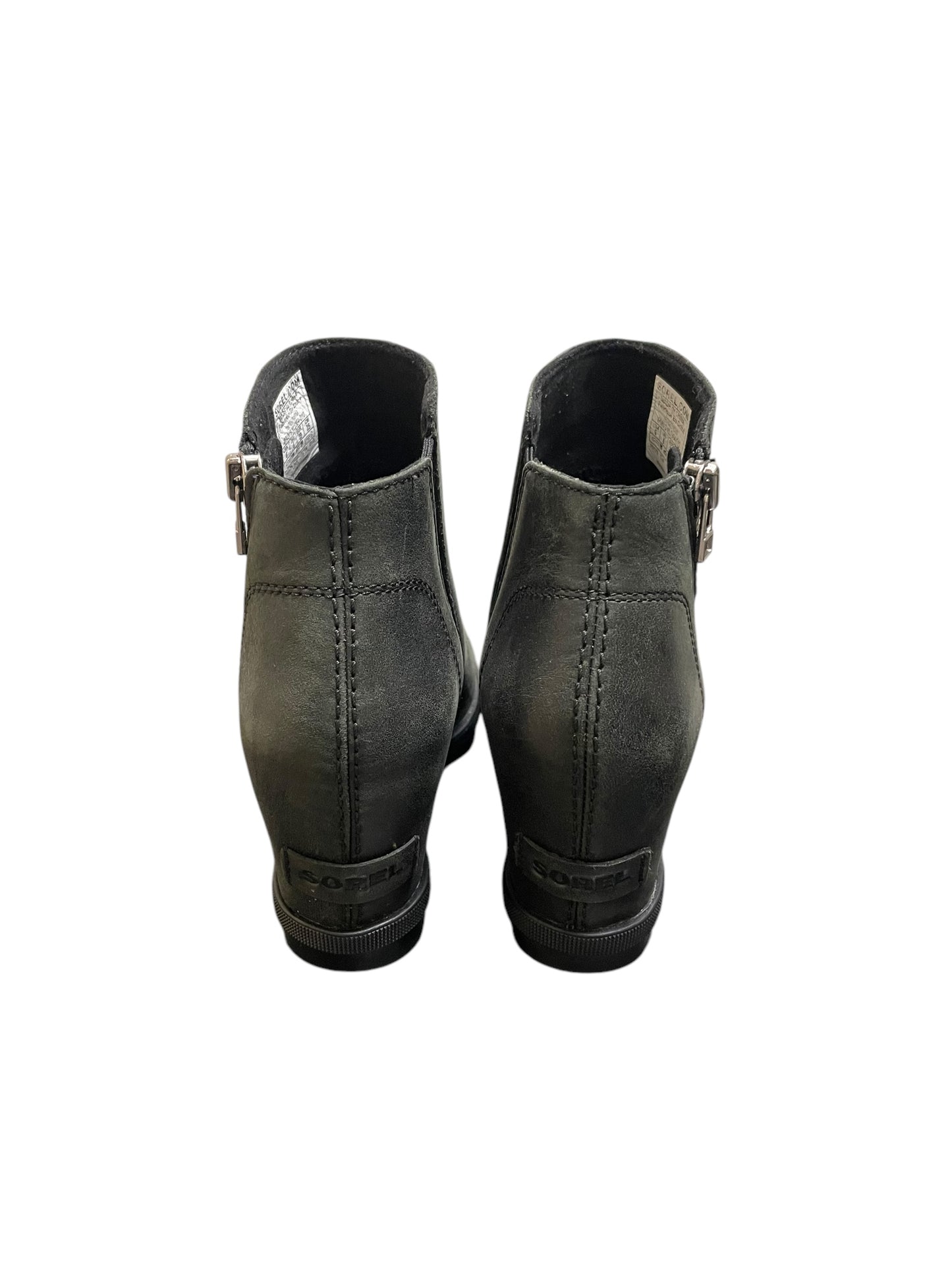 Boots Ankle Heels By Sorel In Black, Size: 8
