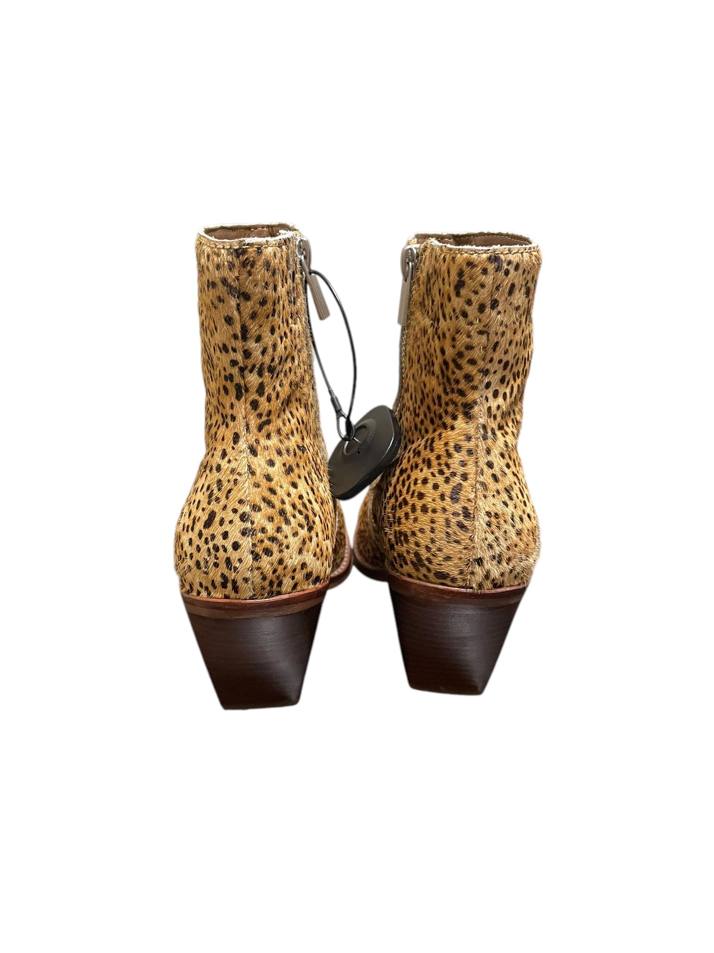 Boots Ankle Heels By Dolce Vita In Animal Print, Size: 8