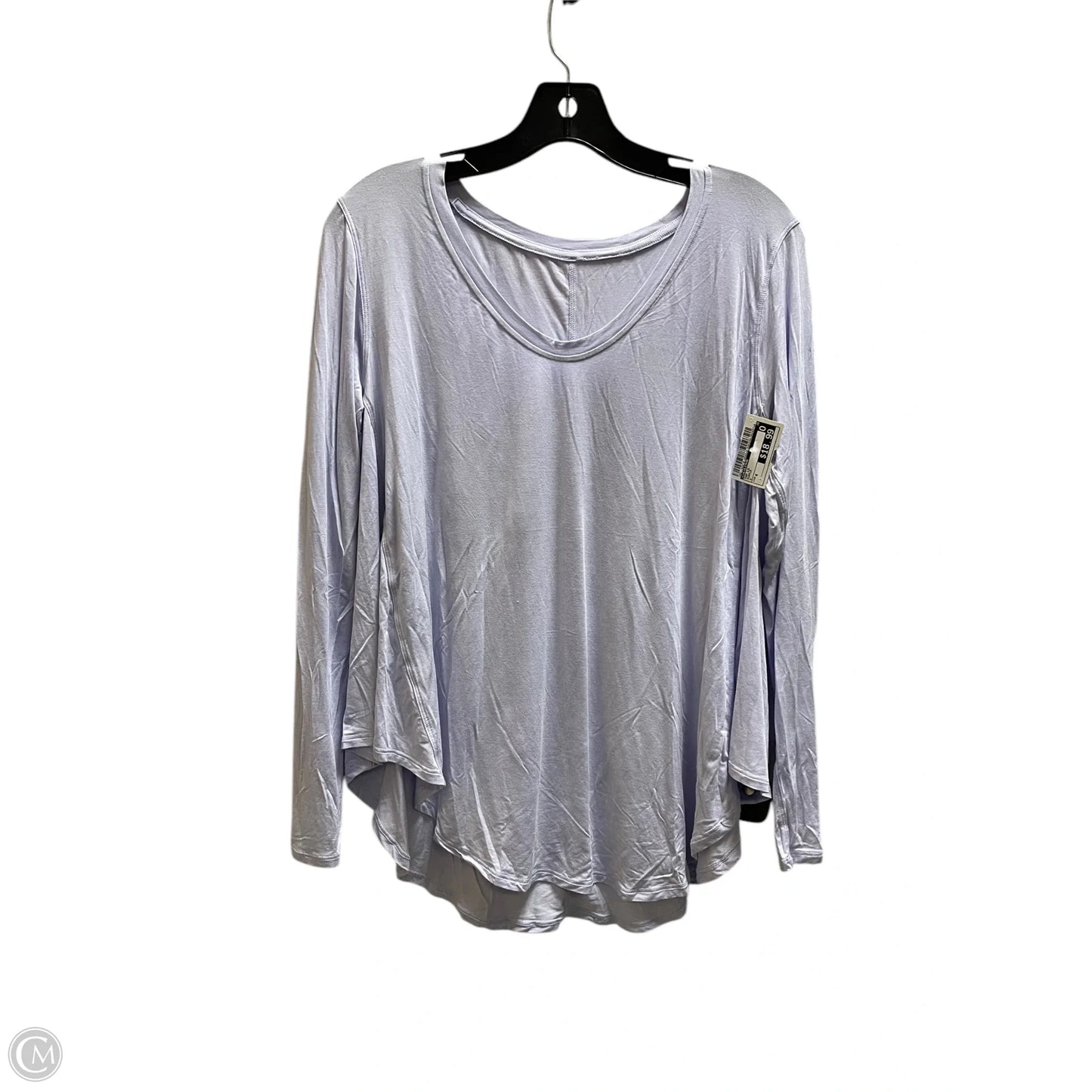 Top Long Sleeve By Lululemon In Purple, Size: 4