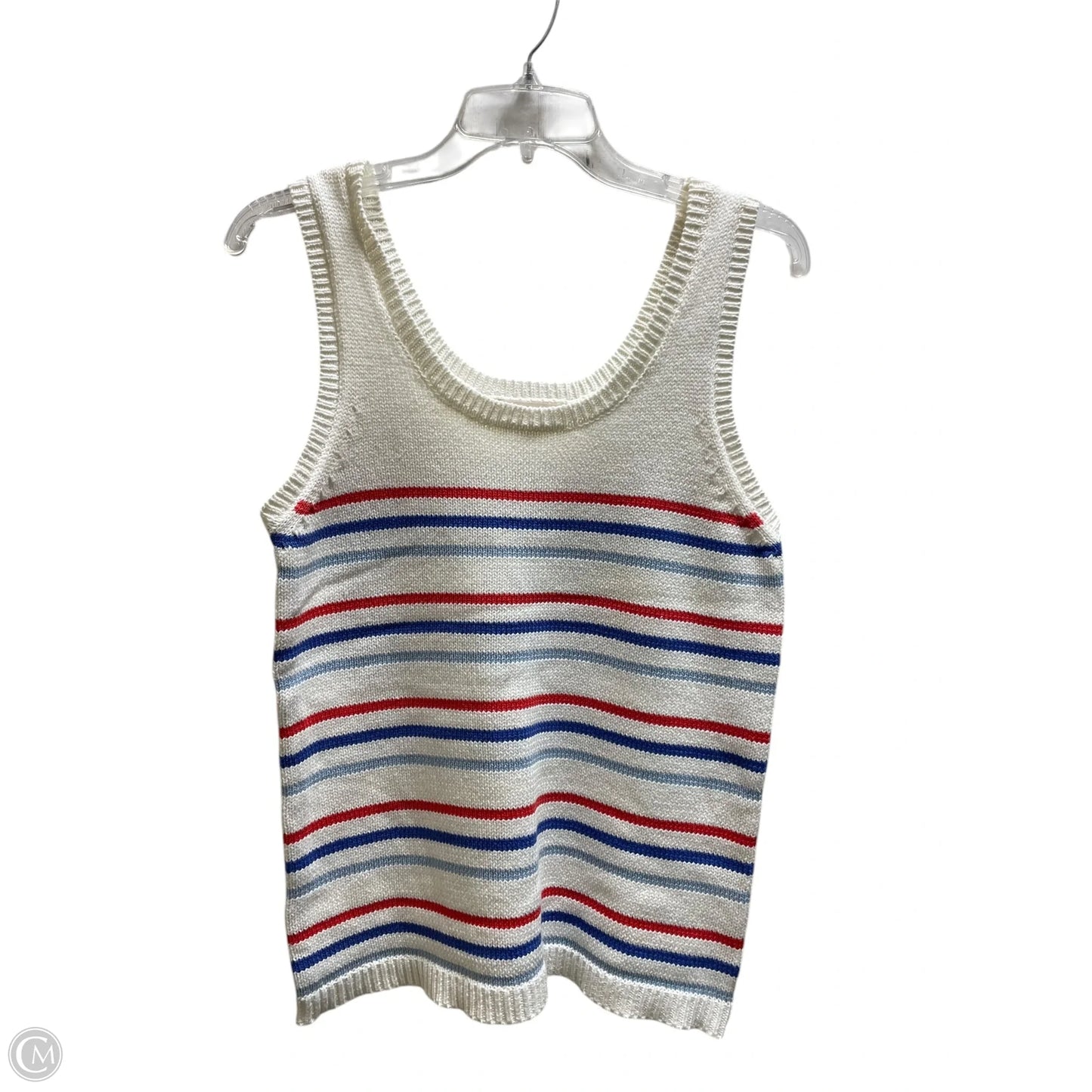 Top Sleeveless By Skies Are Blue In White, Size: S