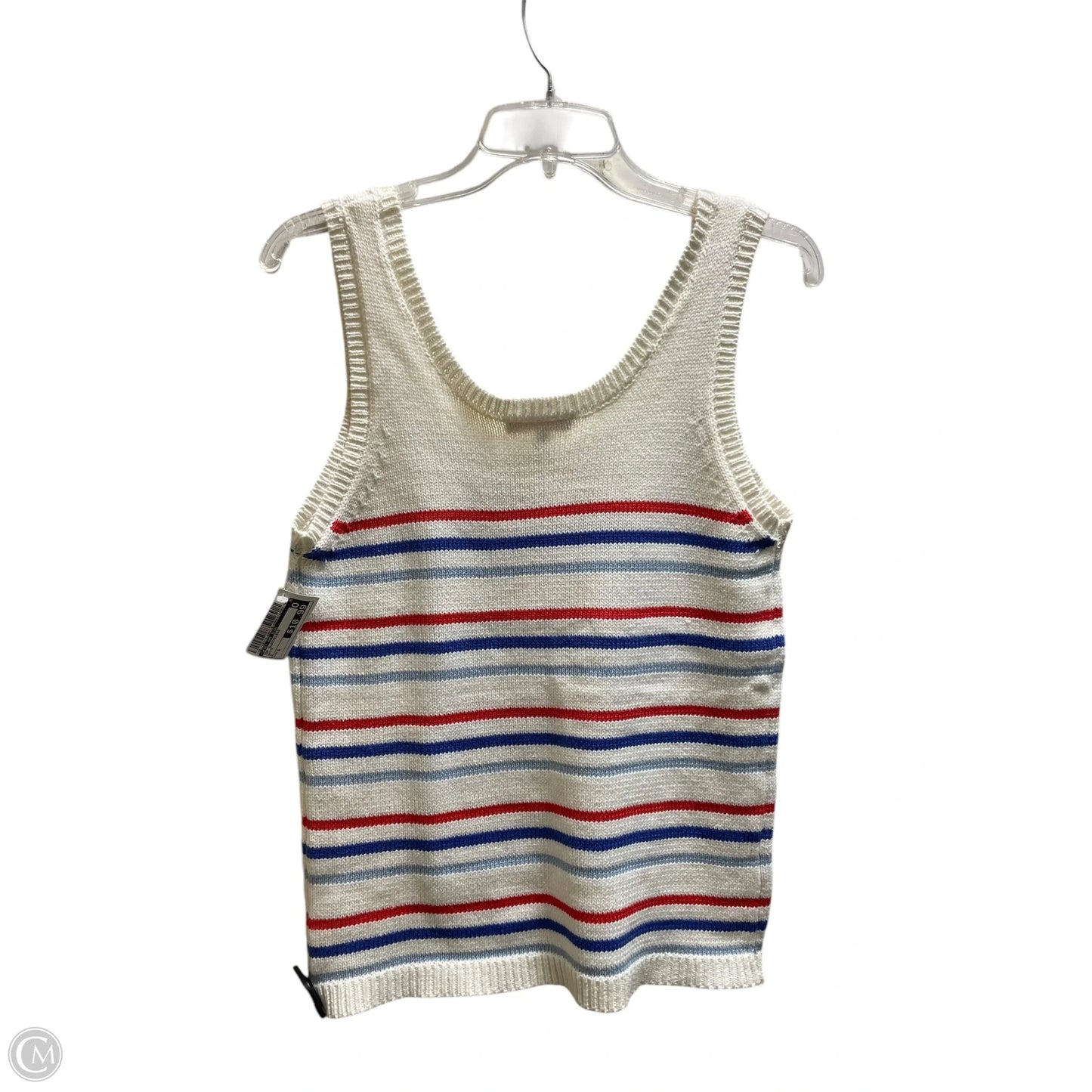 Top Sleeveless By Skies Are Blue In White, Size: S