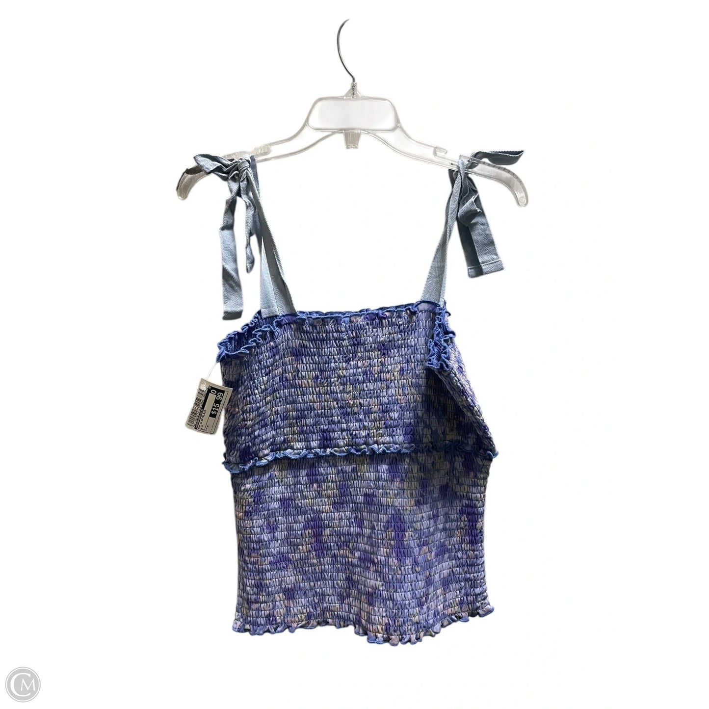 Top Sleeveless By Anthropologie In Blue, Size: M