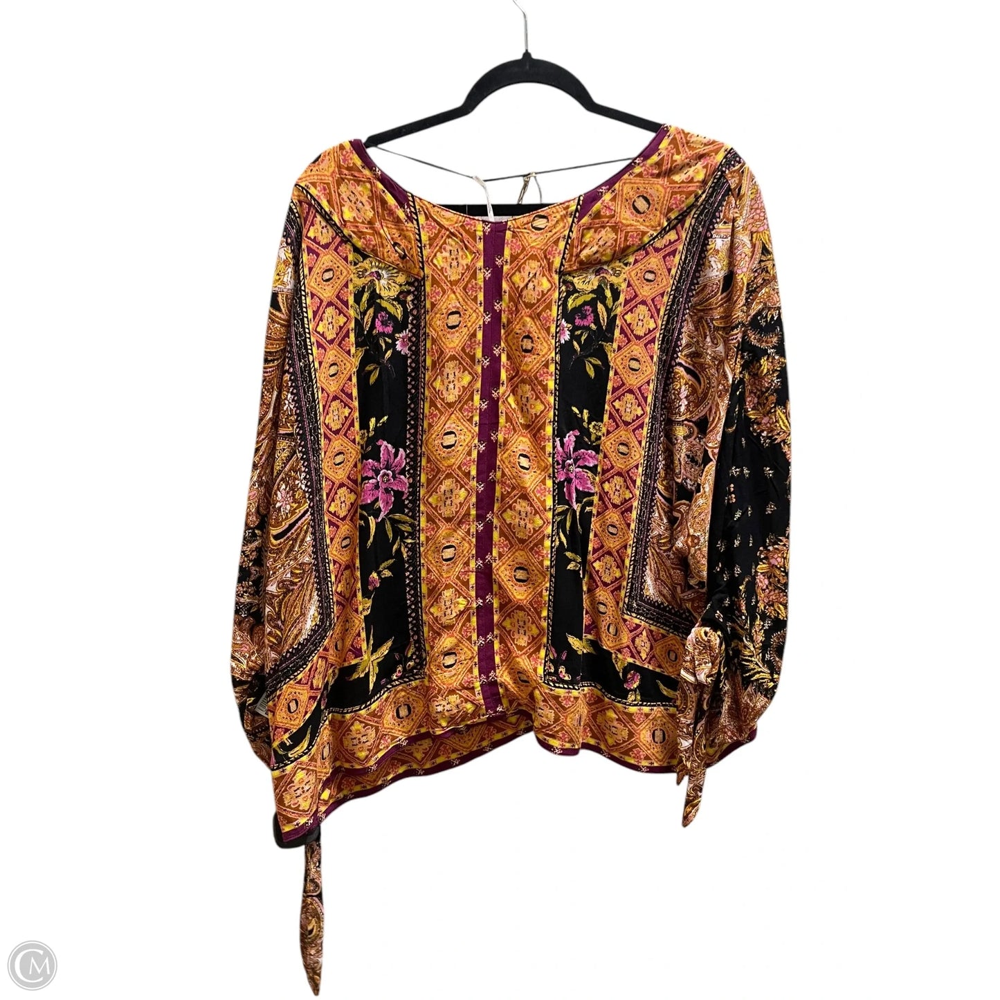 Top Short Sleeve By Free People In Orange, Size: L