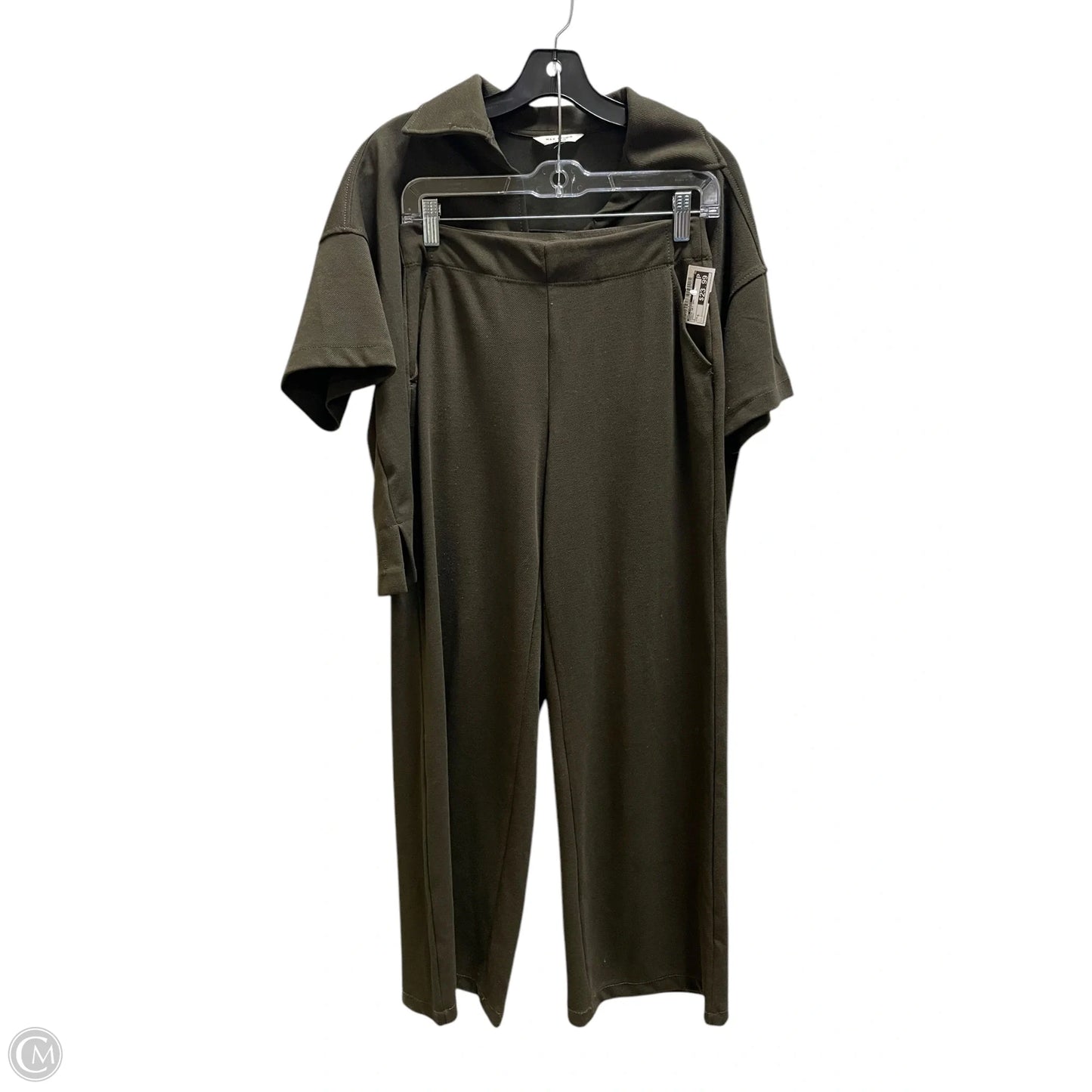 Pants Set 2pc By Max Studio In Green, Size: S