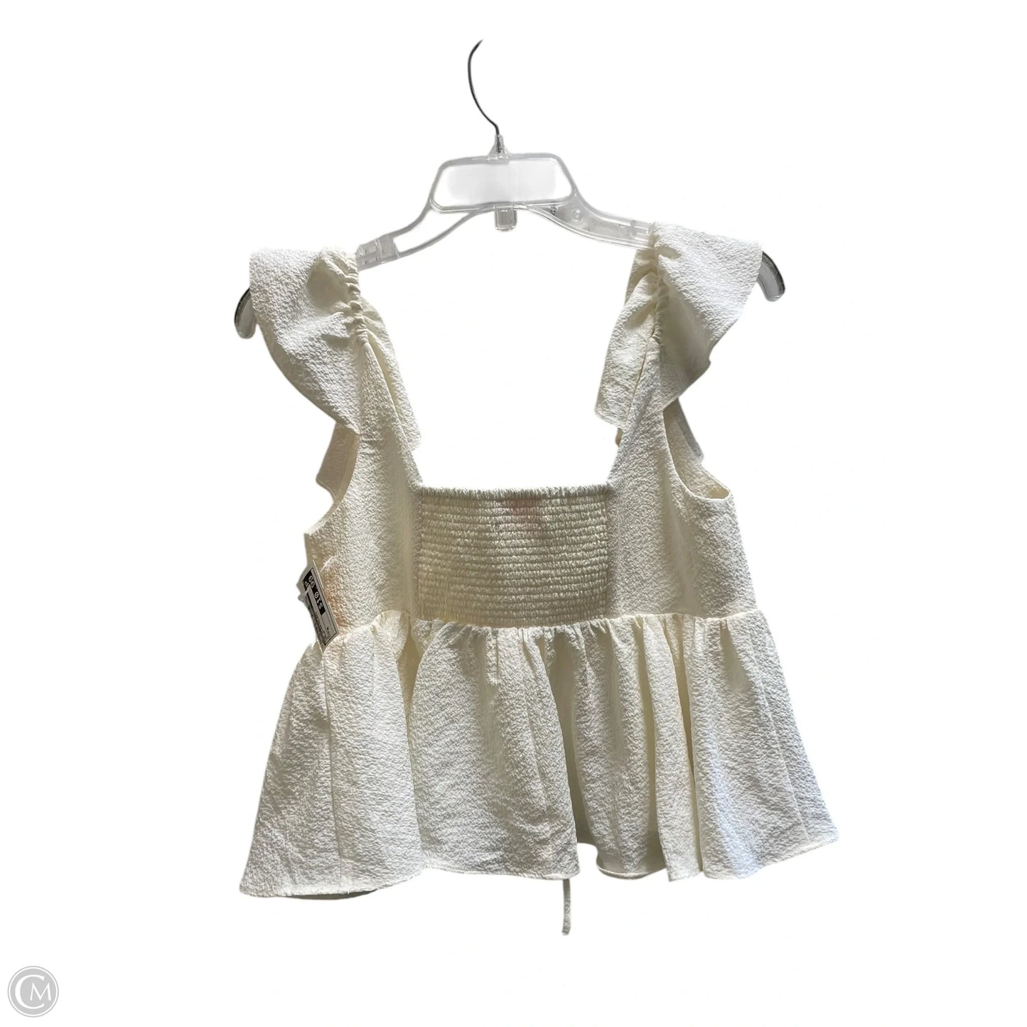 Top Sleeveless By Urban Outfitters In Cream, Size: M