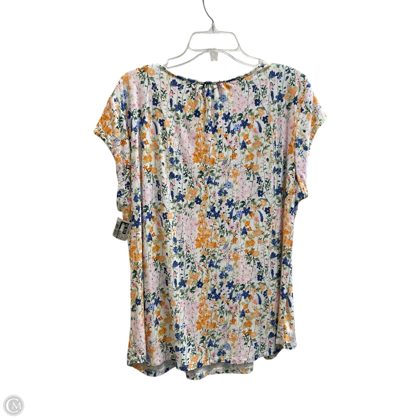 Top Sleeveless By Tommy Hilfiger In Floral Print, Size: Xl