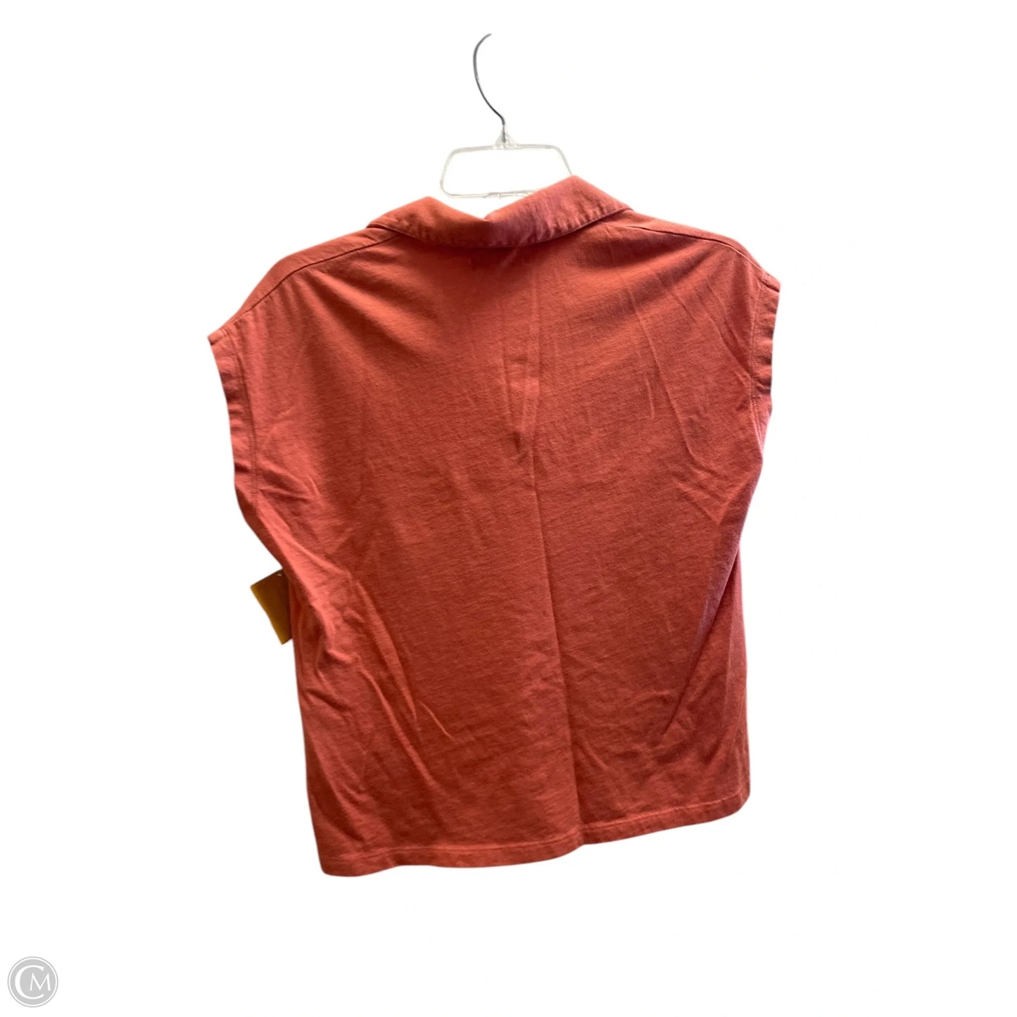 Top Short Sleeve By Madewell In Orange, Size: Xxs
