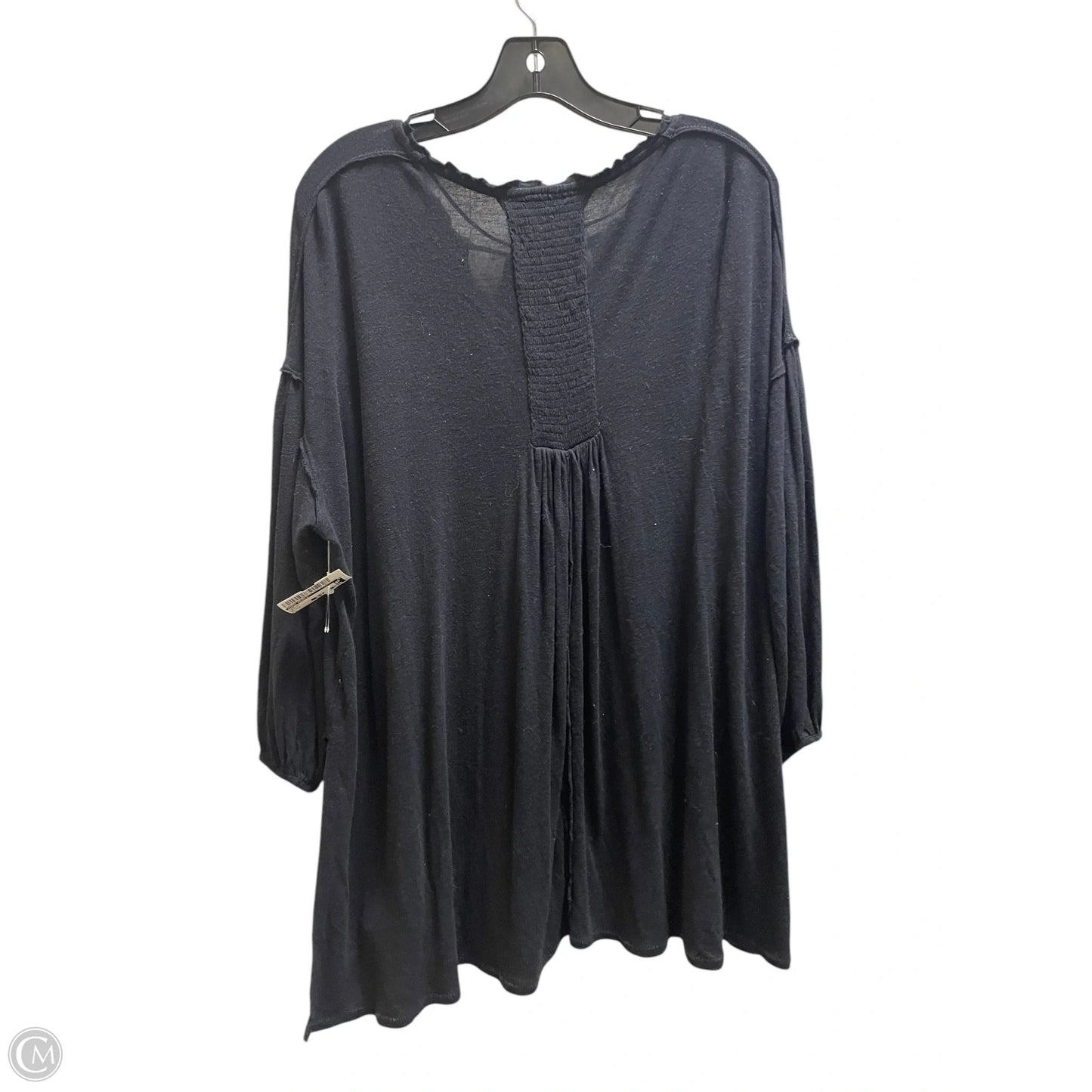 Top Long Sleeve By Free People In Black, Size: M