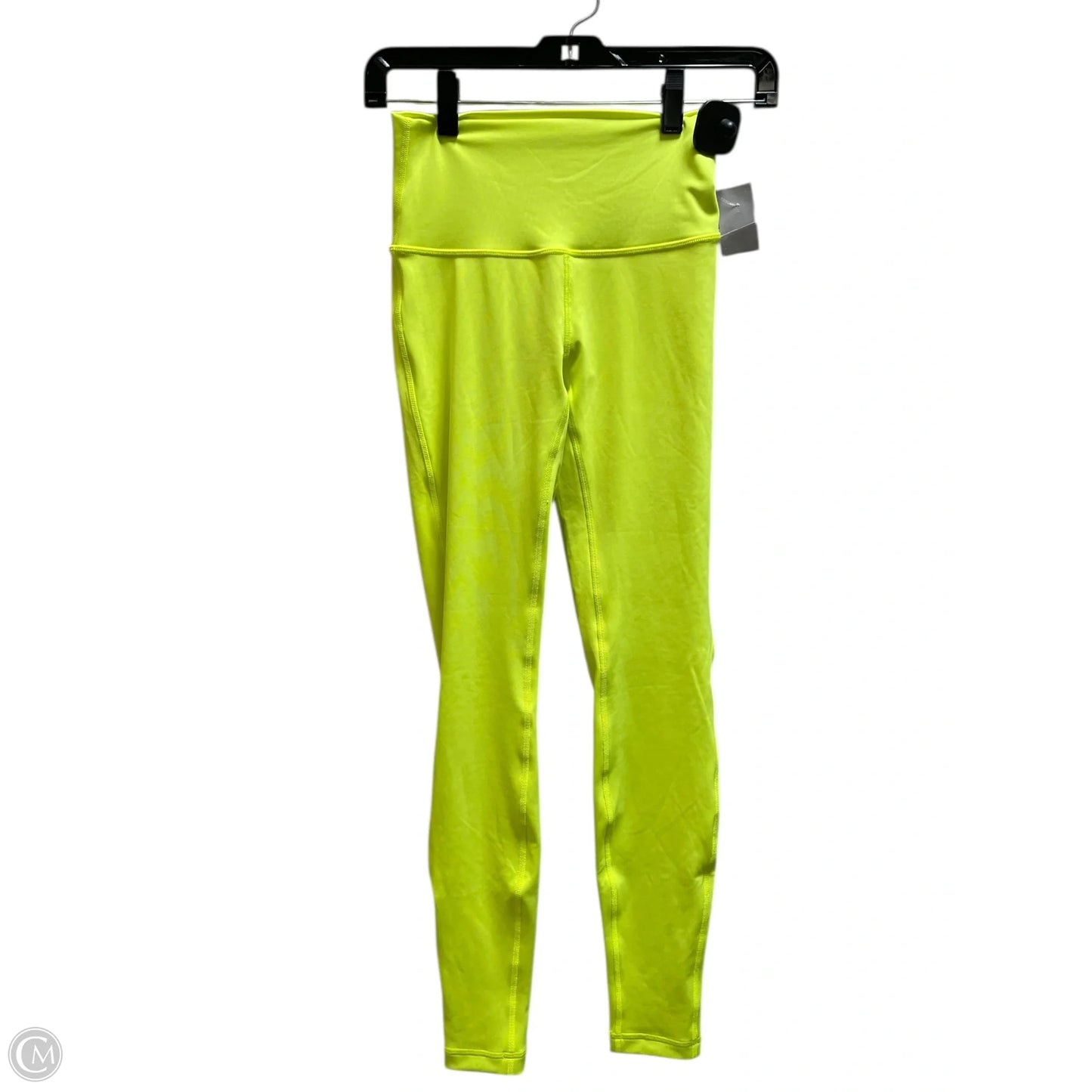 Athletic Leggings By Lululemon In Yellow, Size: 4