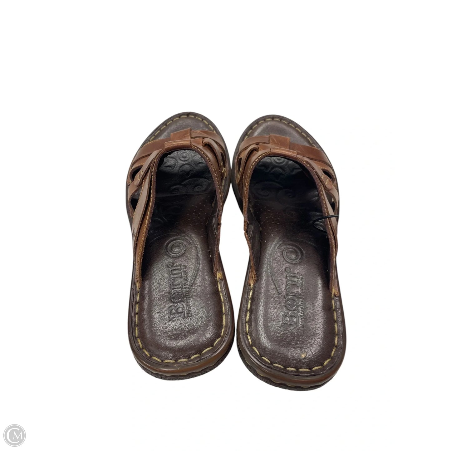 Sandals Flats By Born In Brown, Size: 11