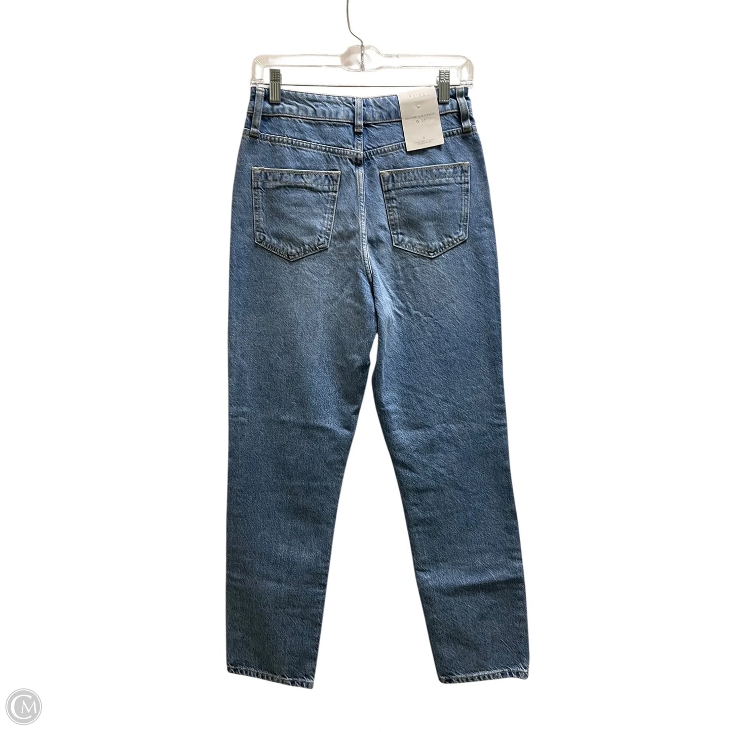 Jeans Straight By Reiss In Blue Denim, Size: 4