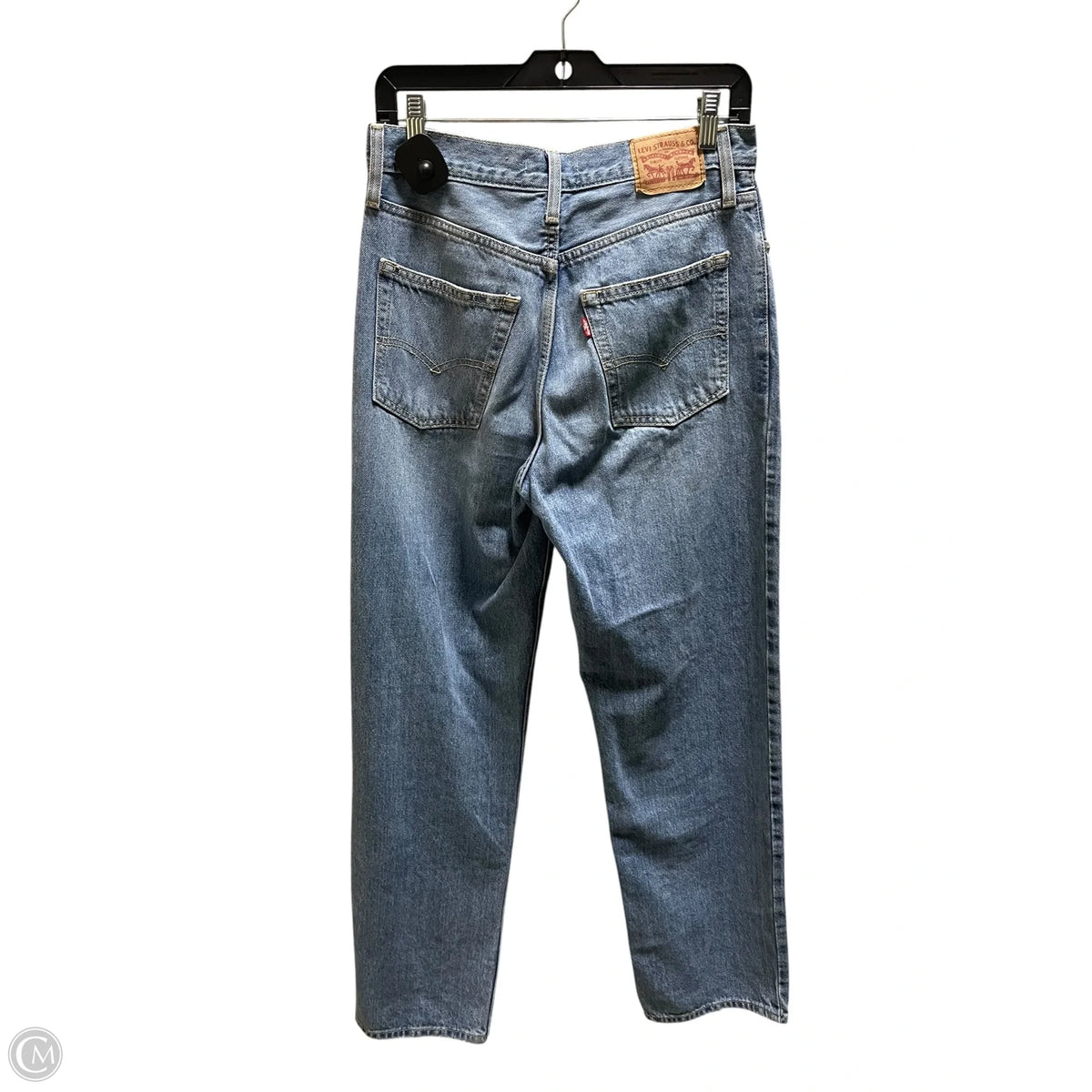 Jeans Boyfriend By Levis In Blue Denim, Size: 4