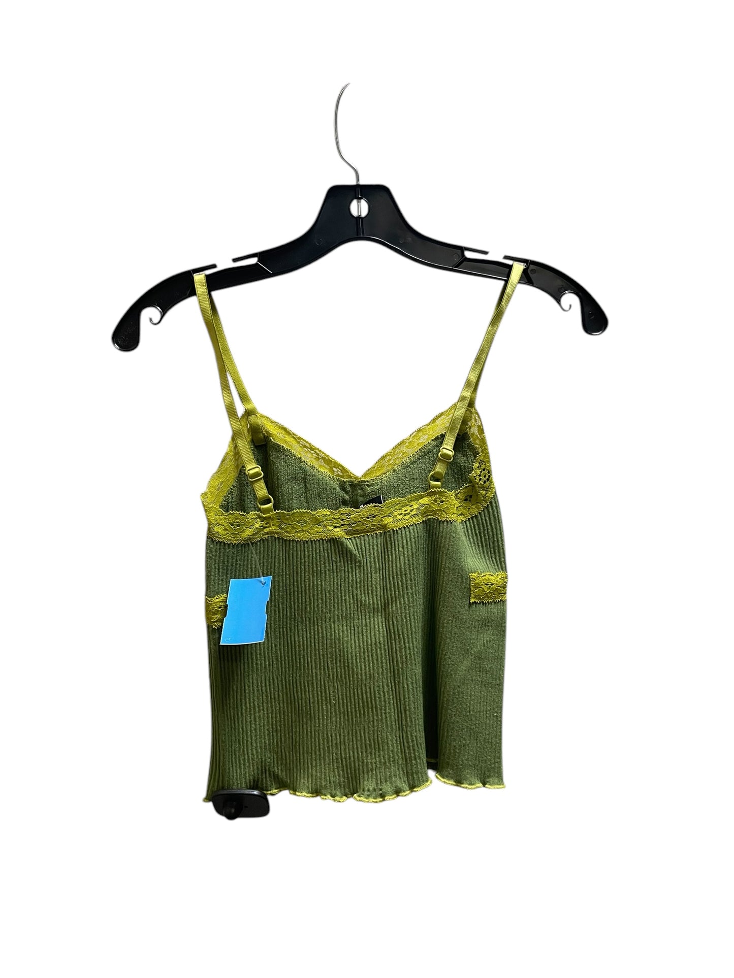 Top Sleeveless By Bdg In Green, Size: M